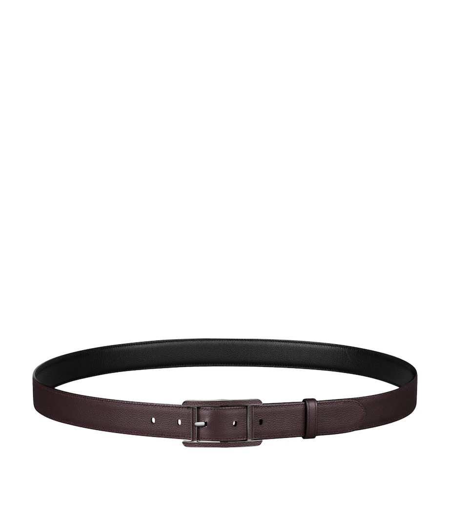 Cartier Leather Reversible Tank de Cartier Belt Black Image 1