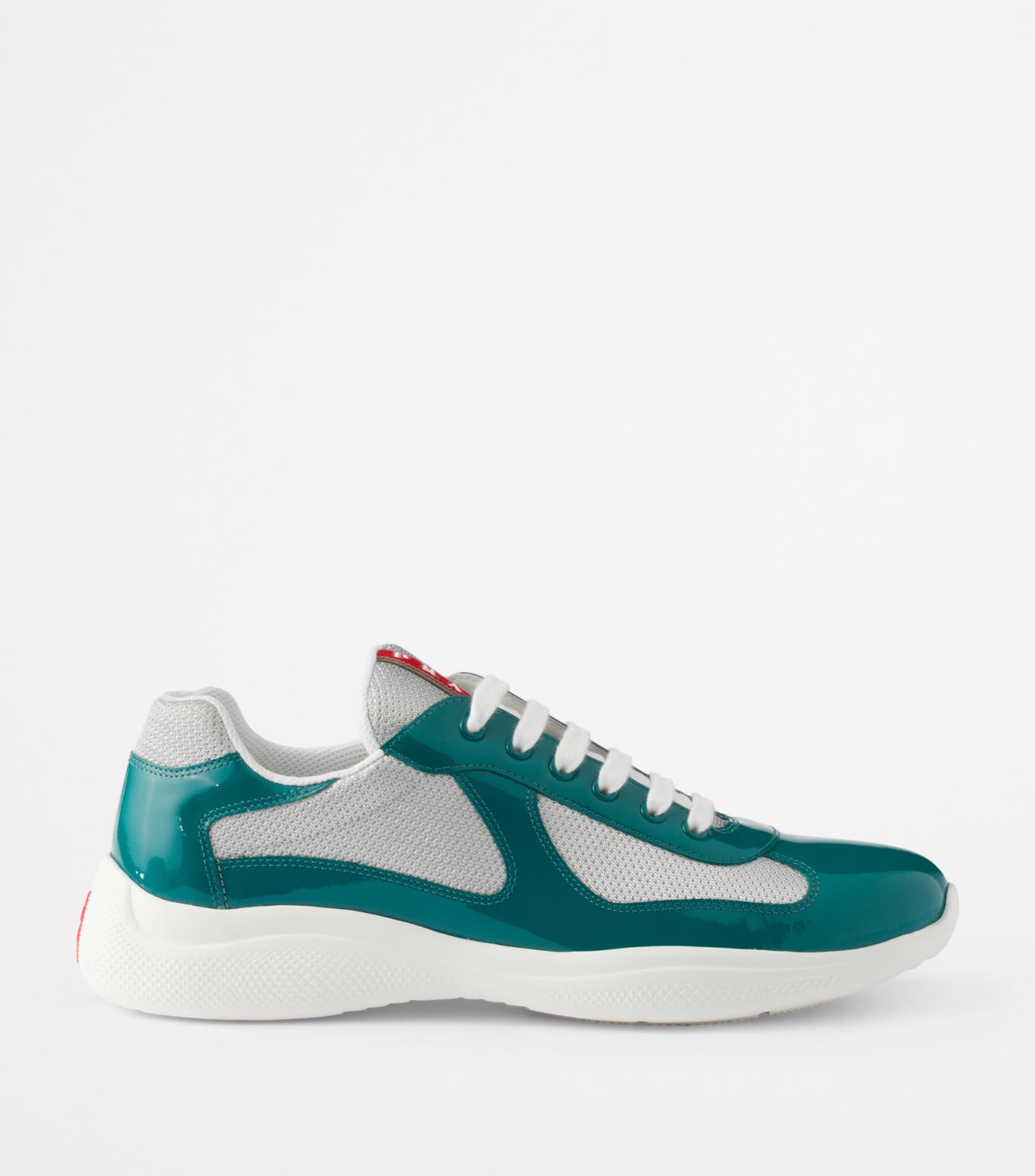 Prada Patent Leather-Blend America's Cup Sneakers Image 2