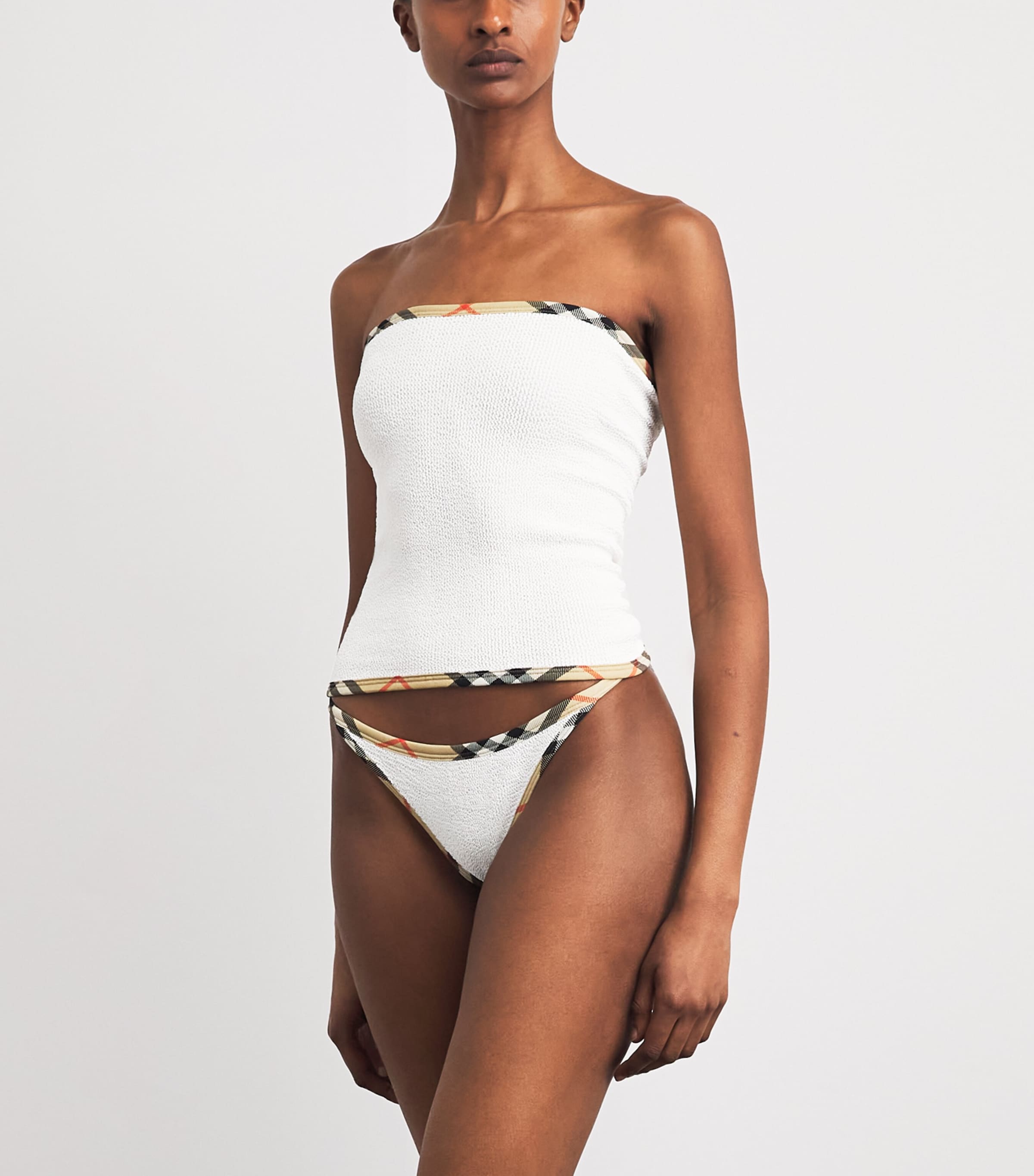 Burberry x Hunza G Womens x Burberry Devyn Skirt/Bandeau Top White Image 6