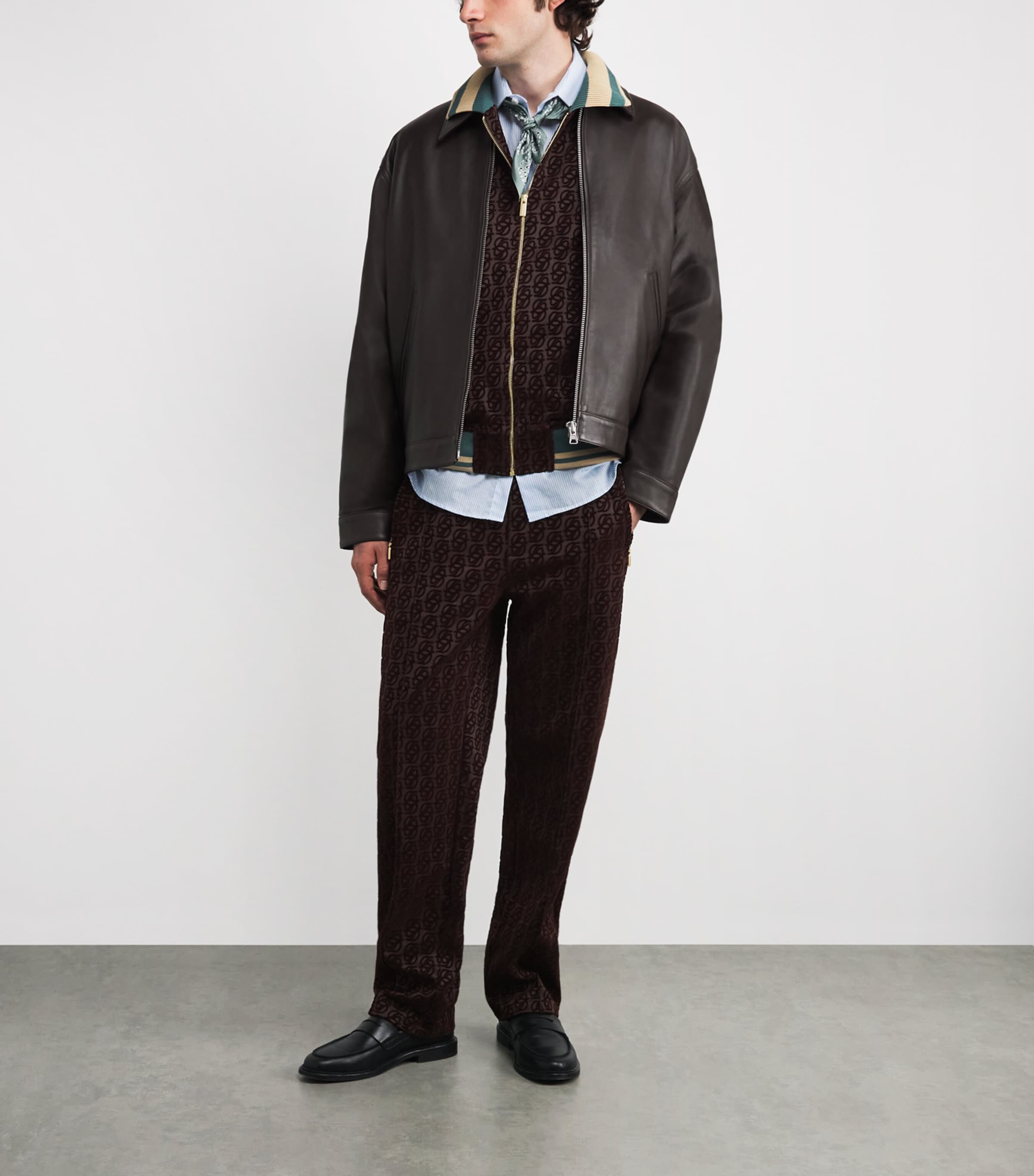 Monogram Trackpants DBN / DARK BROWN Image 2