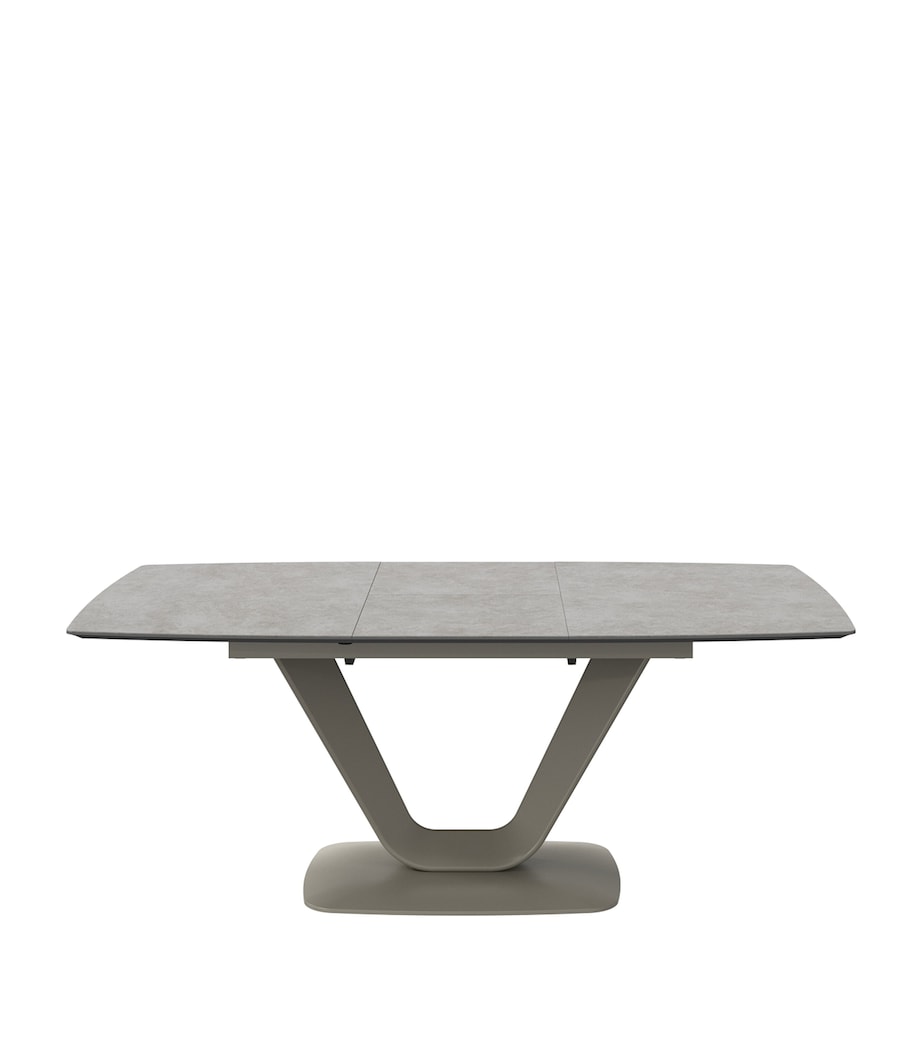 BoConcept Ceramic Alicante Extendable Dining Table Ash / Matt Ash Grey Image 1
