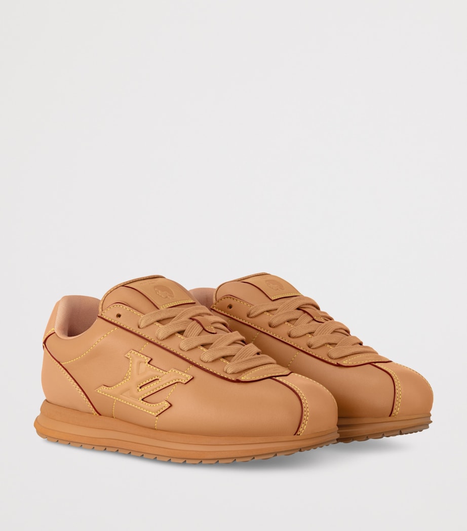 Leather Buttersoft Low-Top Sneakers BEIGE Image 7