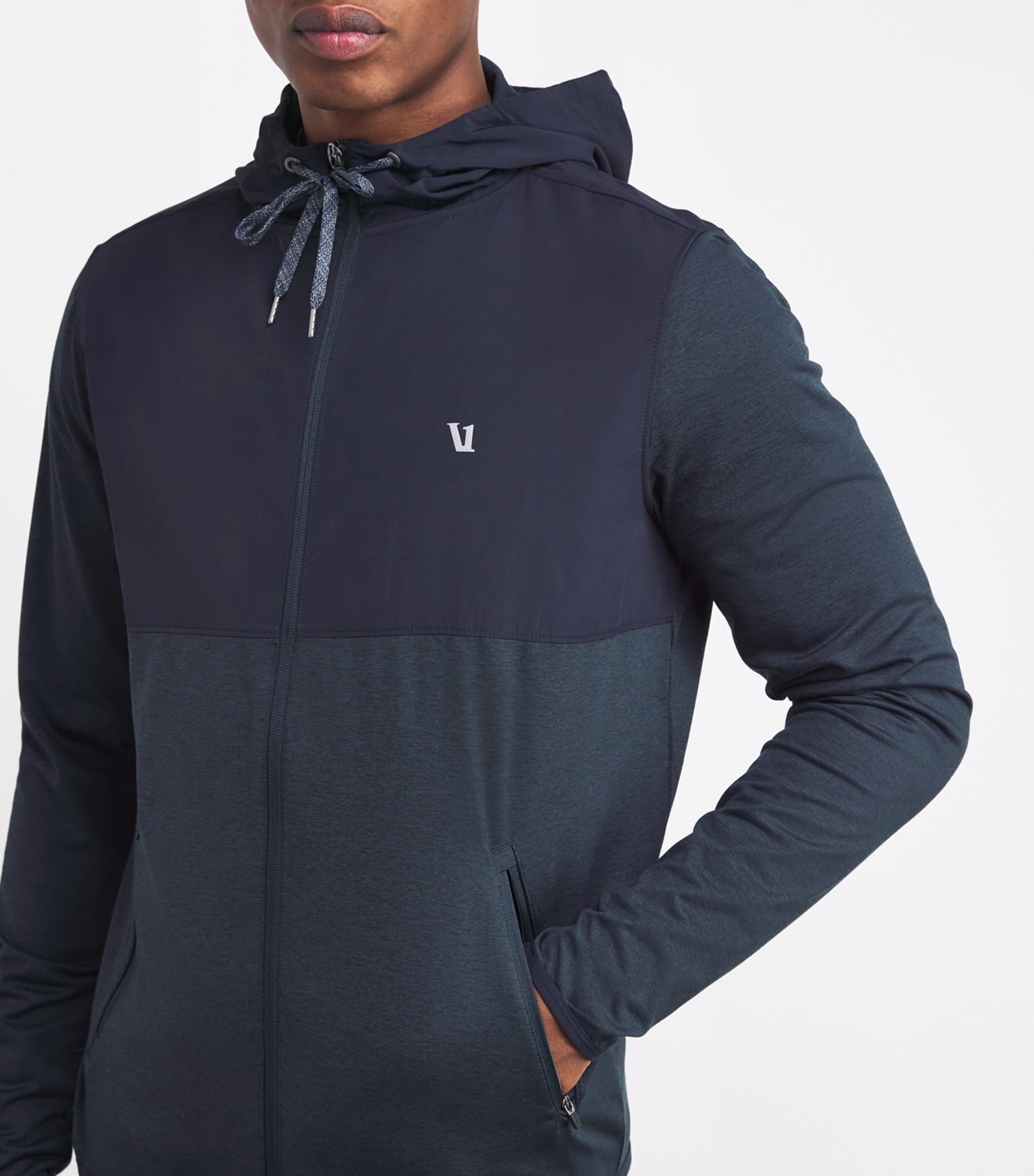 Sunday Element Hooded Jacket INK HEATHER Image 6