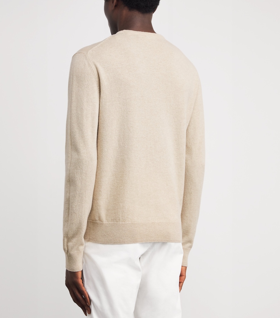 Cashmere Crew-Neck Sweater CHAMPAGNE Image 4