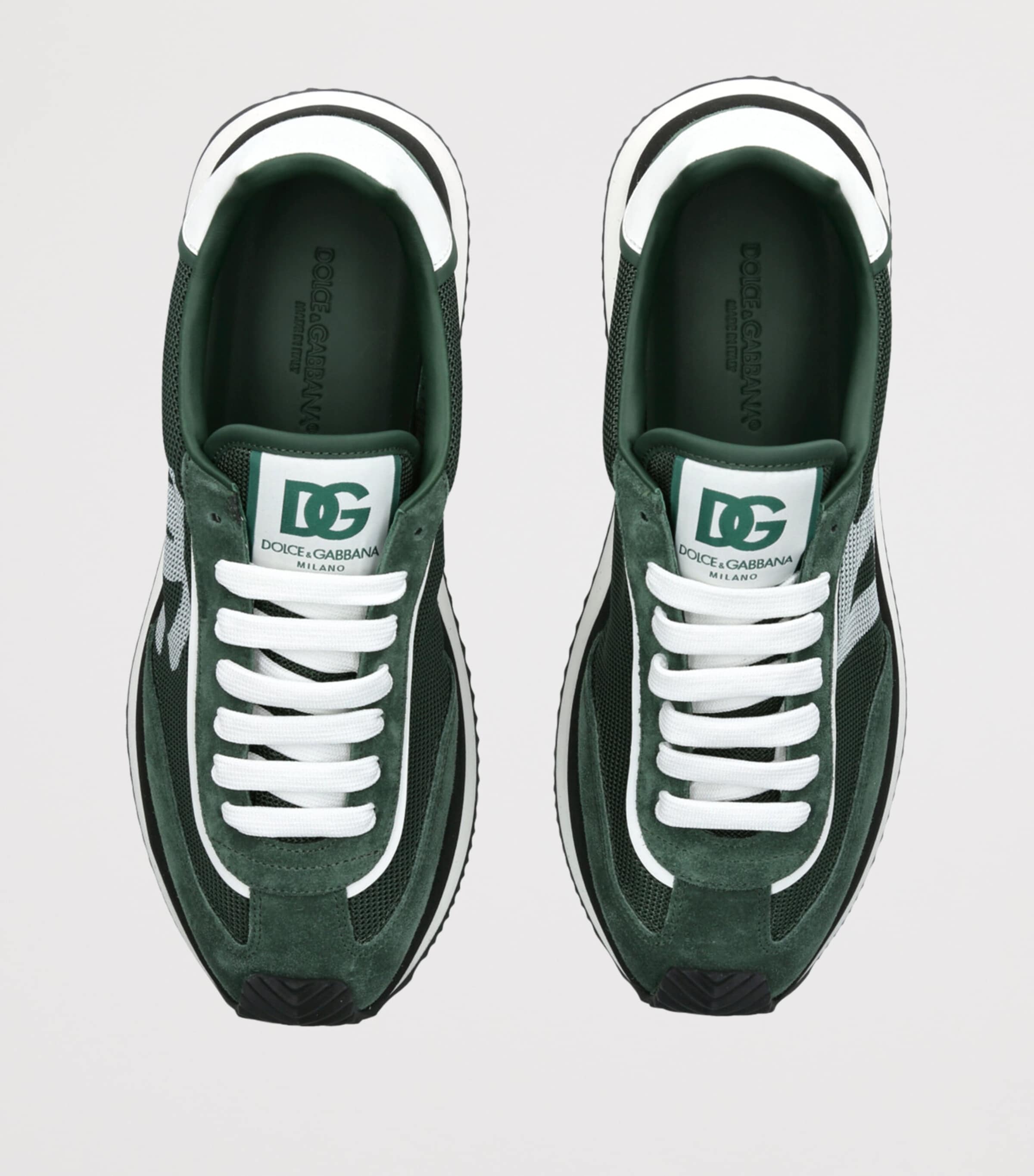 Suede Aria Sneakers DARK GREEN Image 4