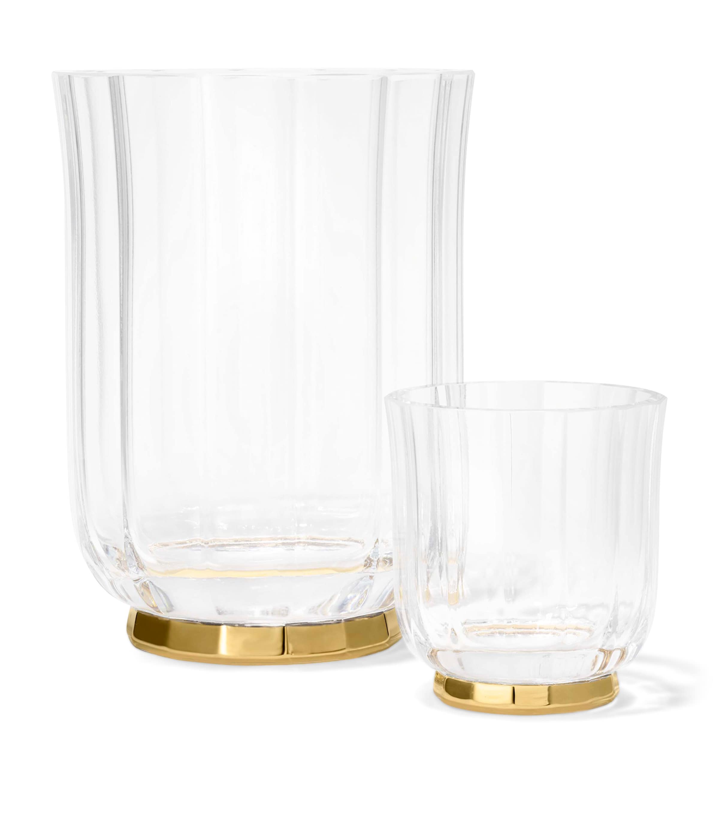 Aerin Crystal Delmara Candle Holder (24.5cm) Clear Image 3