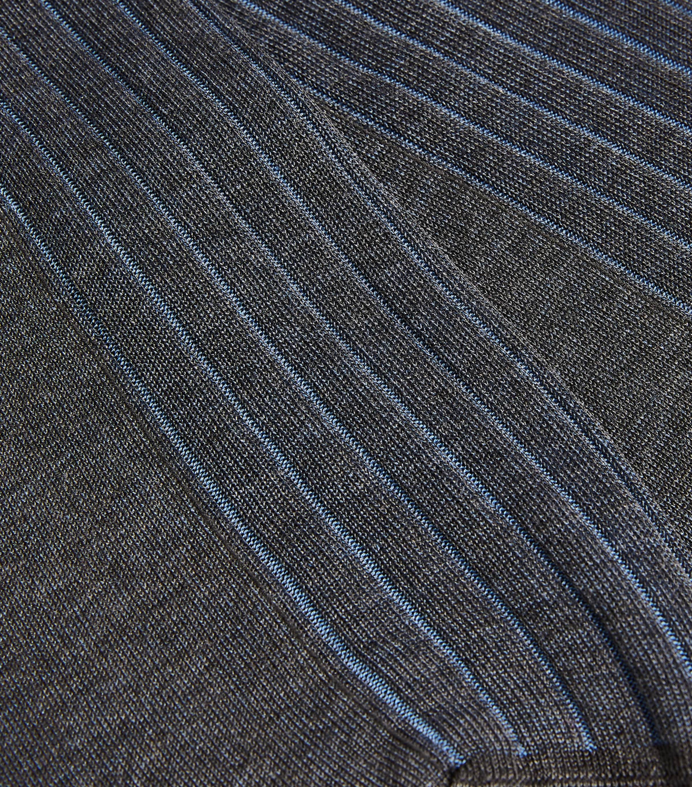 Fine Shadow Socks GREY Image 2