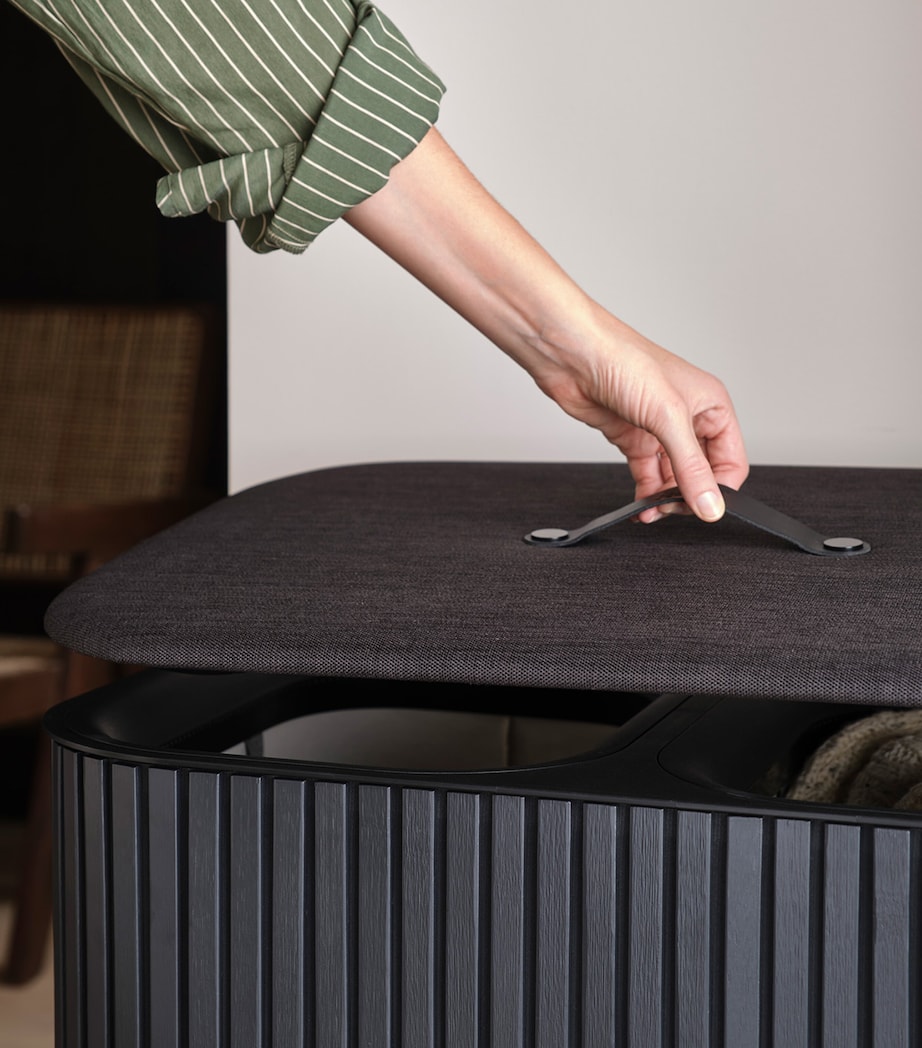 Tota Luxe Laundry Basket (90L) BLACK Image 4