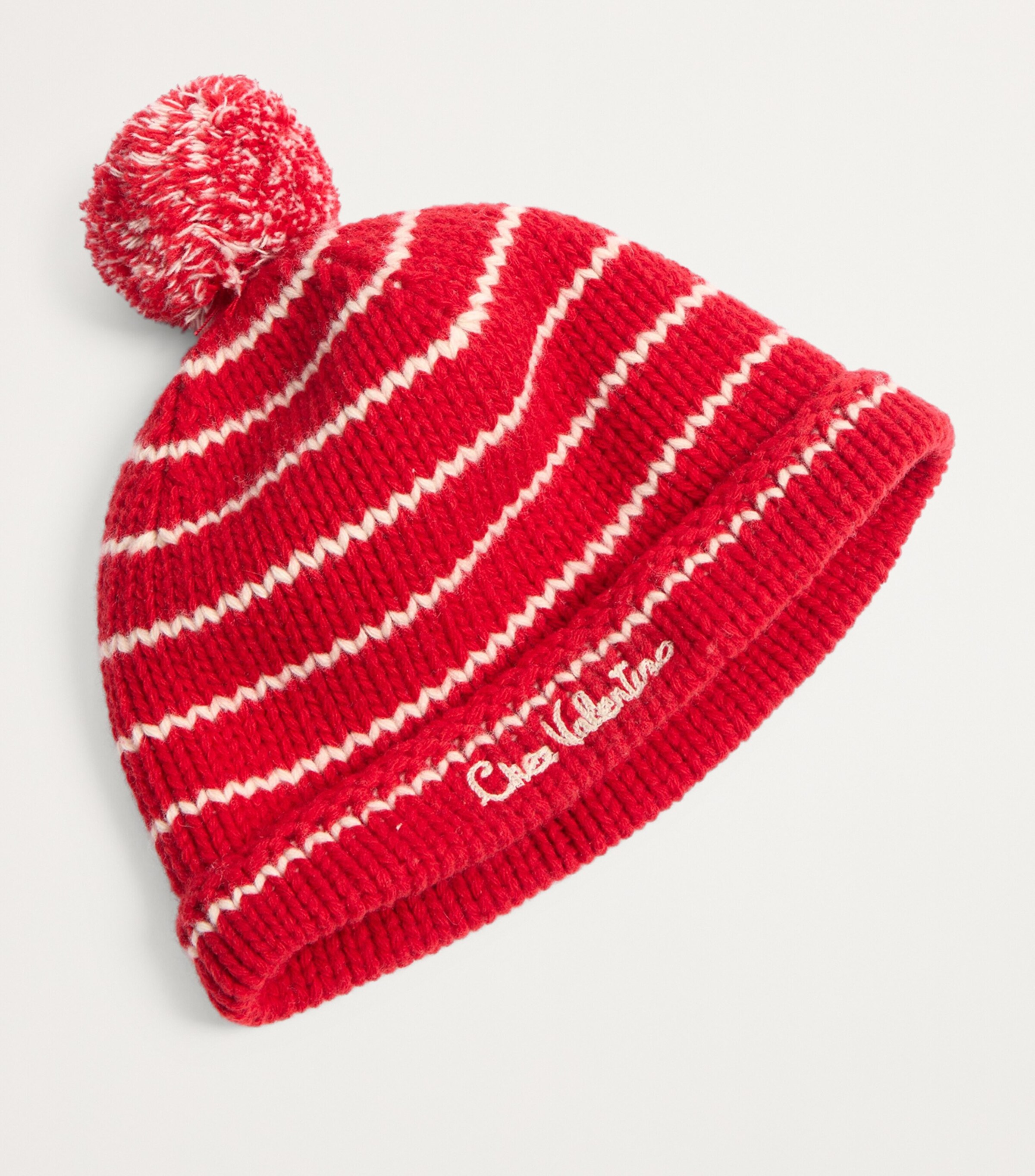 Wool Pom-Pom Beanie RHM Image 3