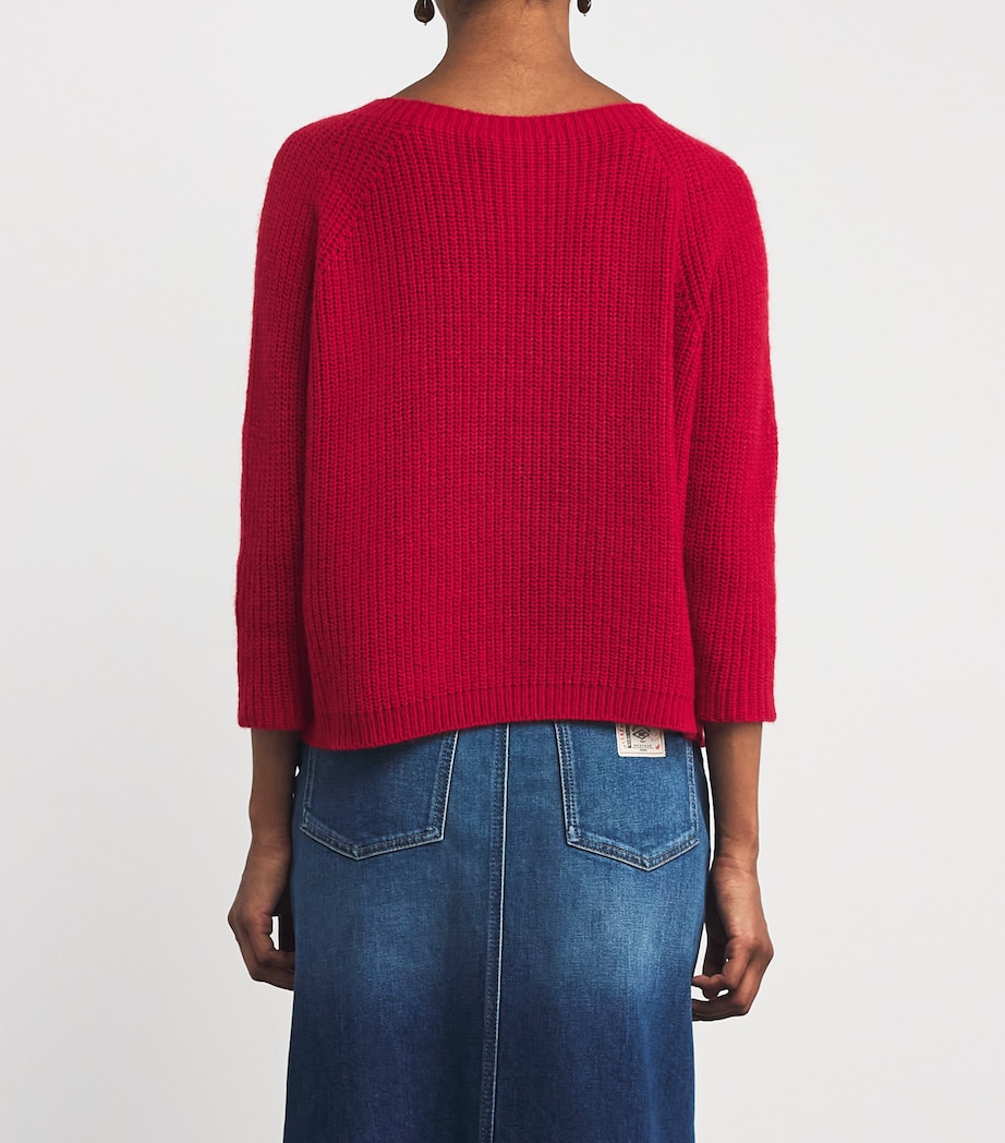 Round-Neck Sweater RED Image 4