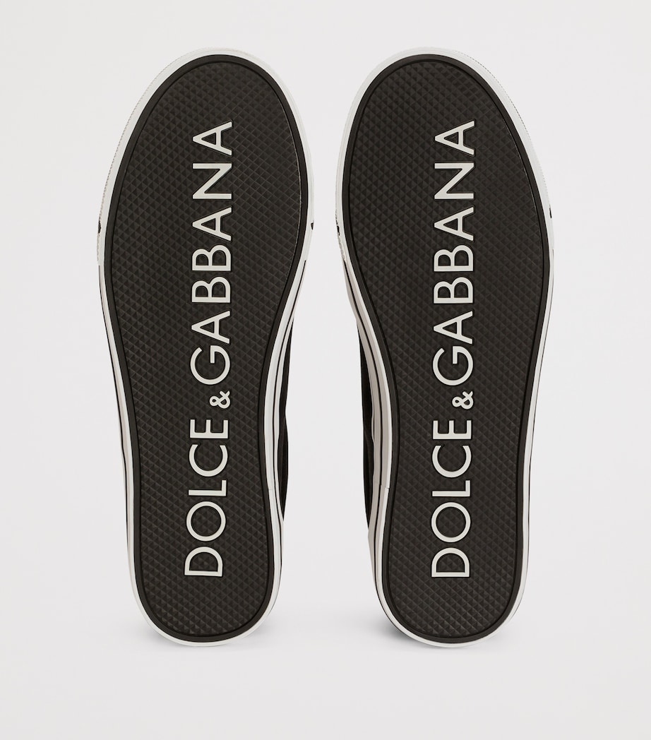 Dolce&Gabbana Suede Sailing Sneakers Black/black Image 5