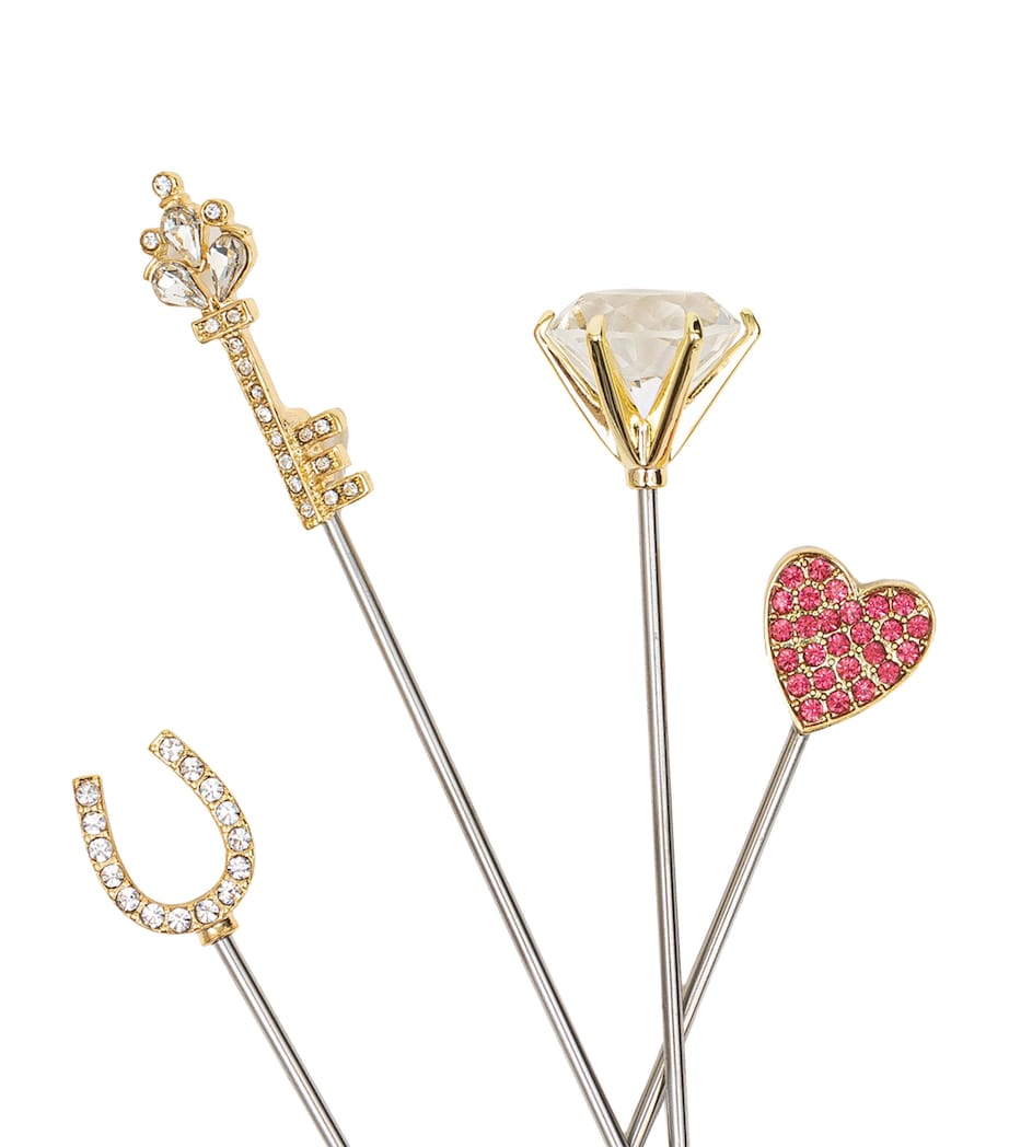 Wedding Cocktail Picks (Set of 6) GOLD Image 4