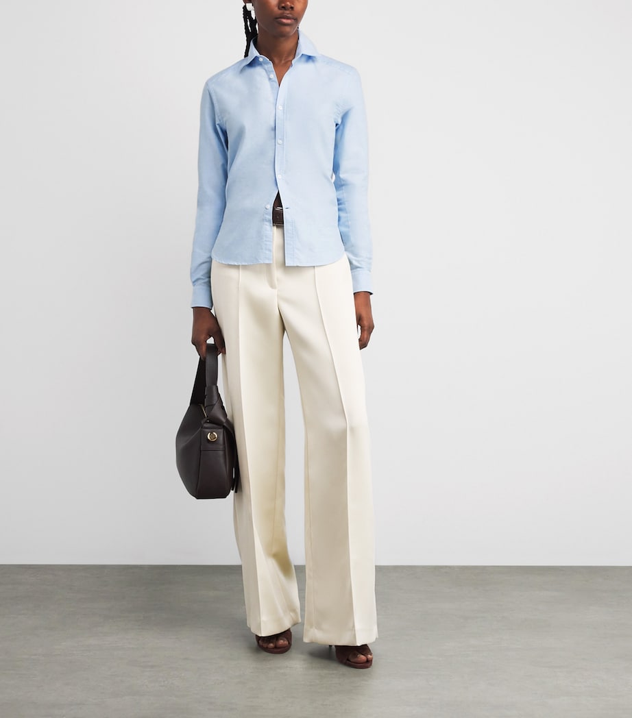 Cotton Oxford Classic Shirt CELESTE BLUE Image 2