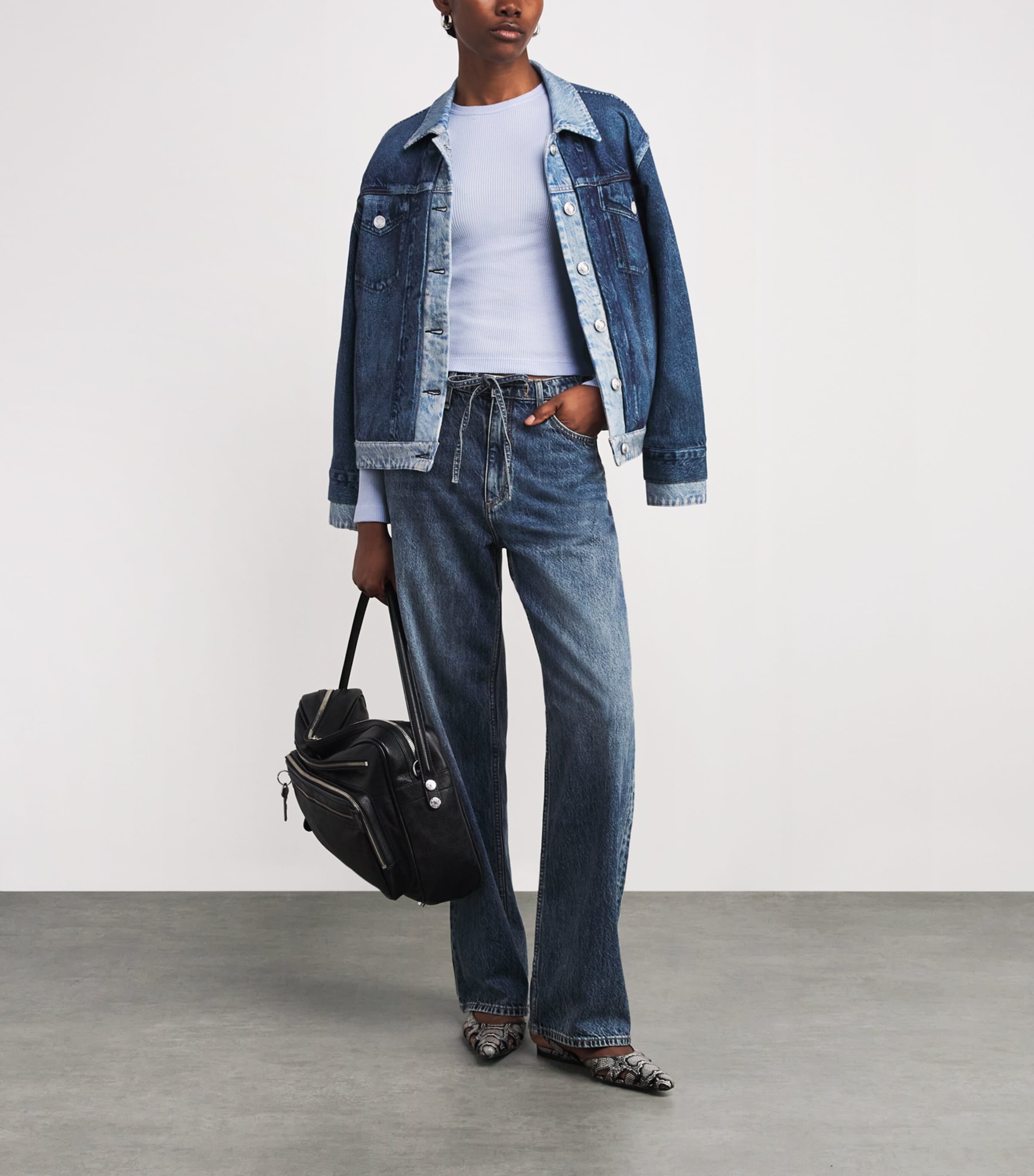 Cotton Pilar Waffle T-Shirt PERRI Image 2