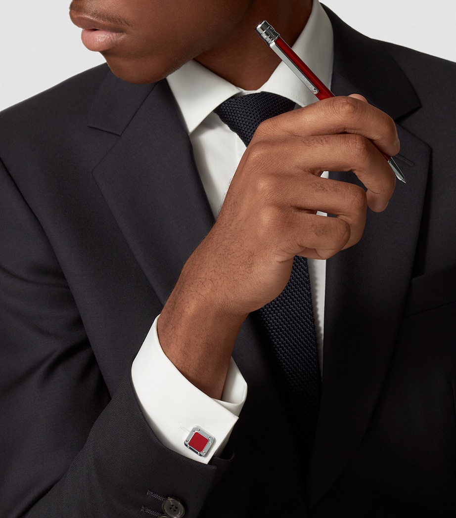 Sterling Silver Santos de Cartier Cufflinks STERLING SILVER Image 3