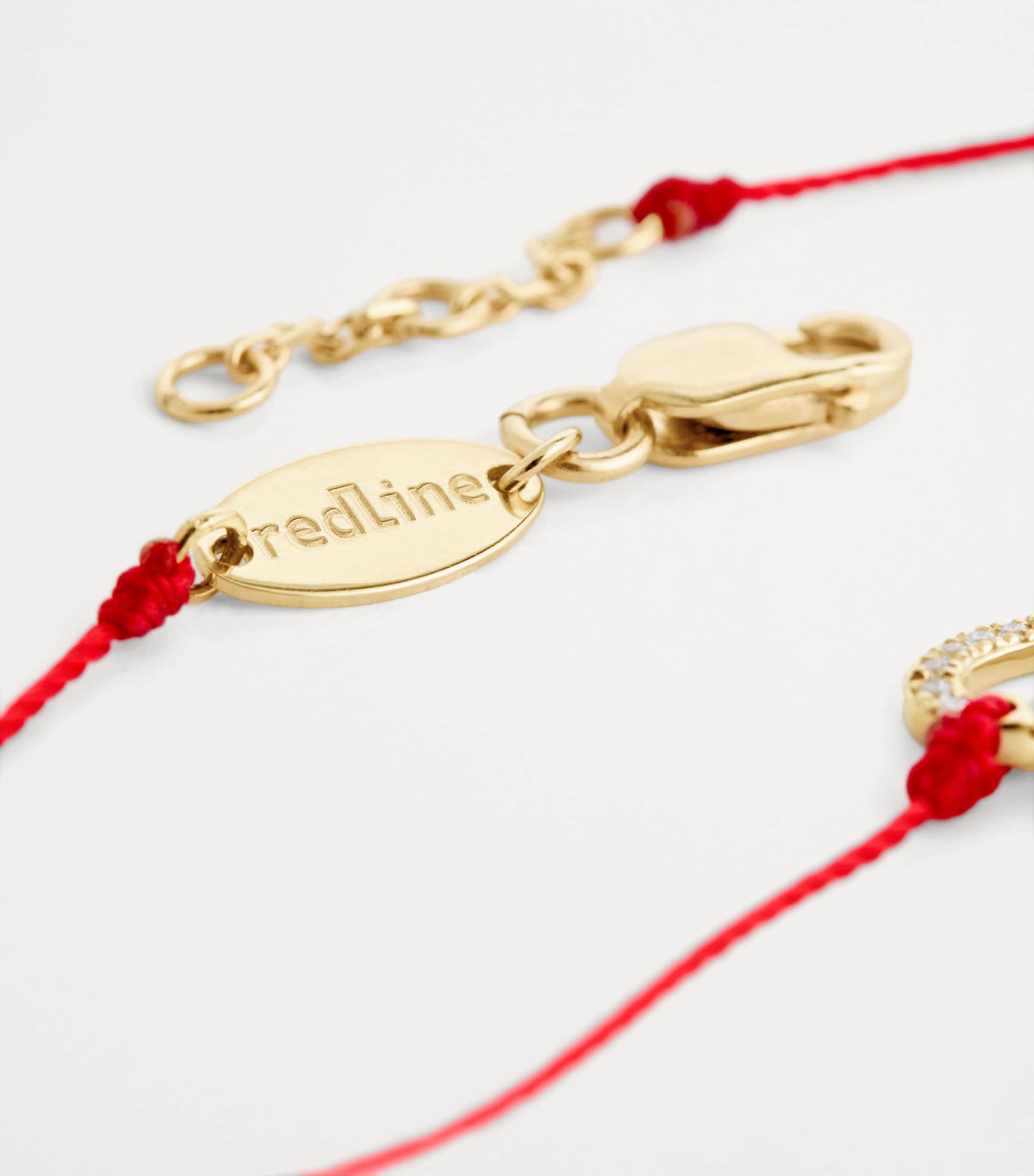 Yellow Gold and Diamond Snake String Bracelet YELLOW GOLD Image 5