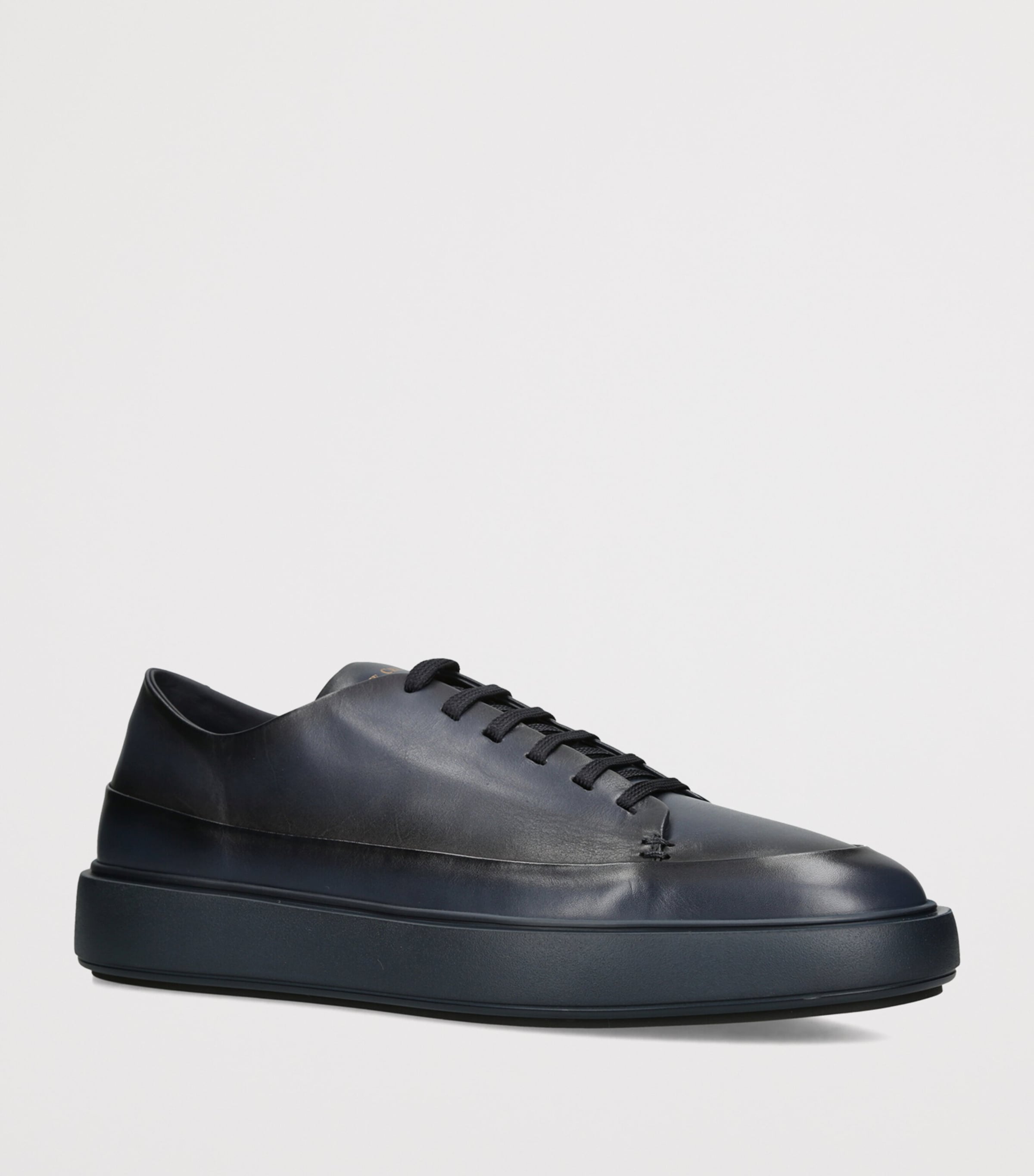Officine Creative Leather Release Sneakers Blue/dark Image 2