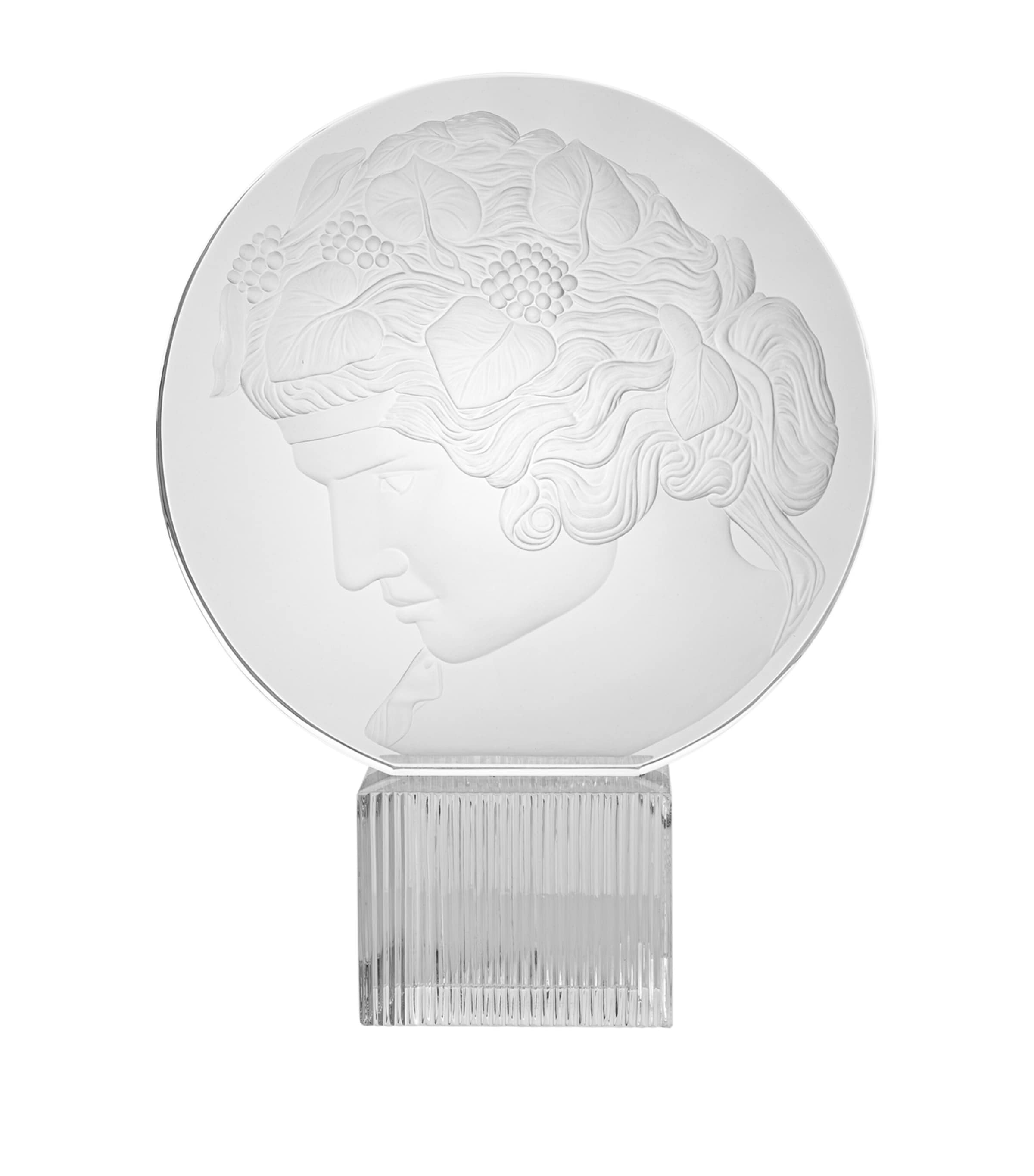 Crystal Bacchus Statue (39cm) CLEAR Image 7