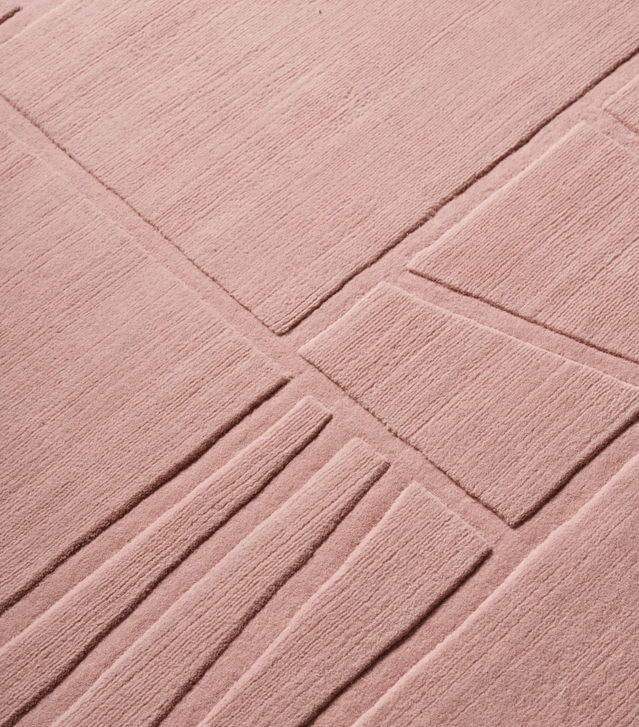 Edo Blush Rug (3.05m x 2.44m) PINK Image 5