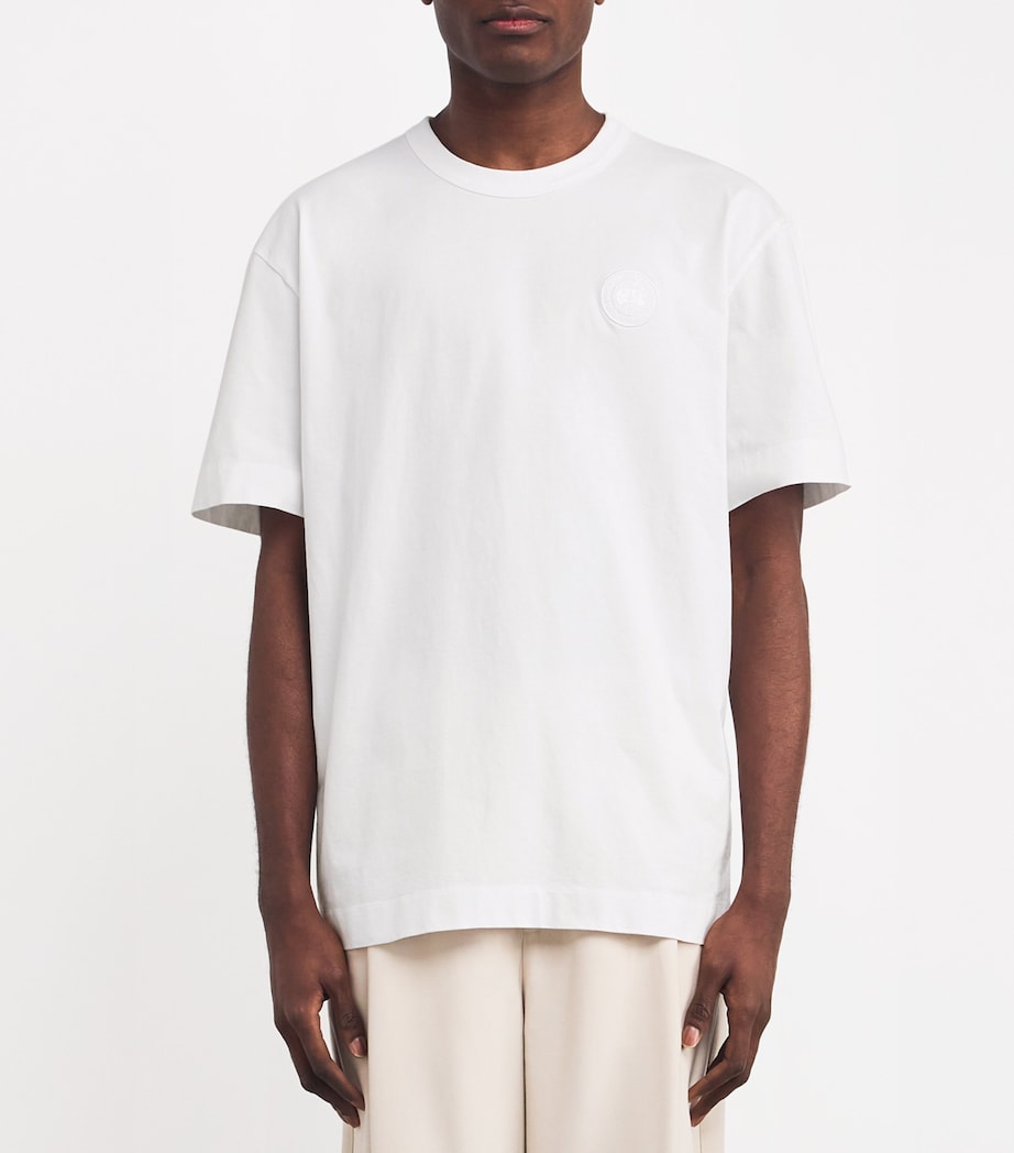 Cotton Gladstone Disk T-Shirt WHITE.25 Image 3