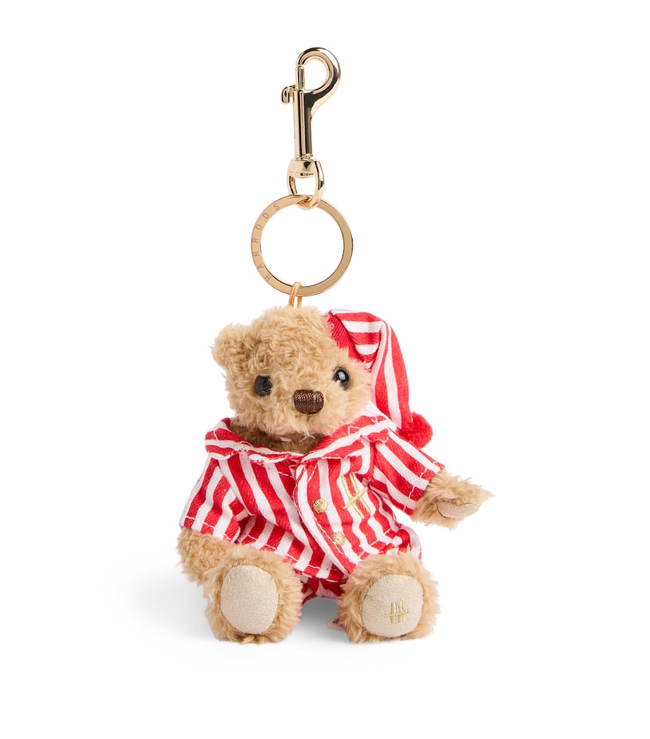 Christmas Pyjama Henry Bear Keyring RED Image 1