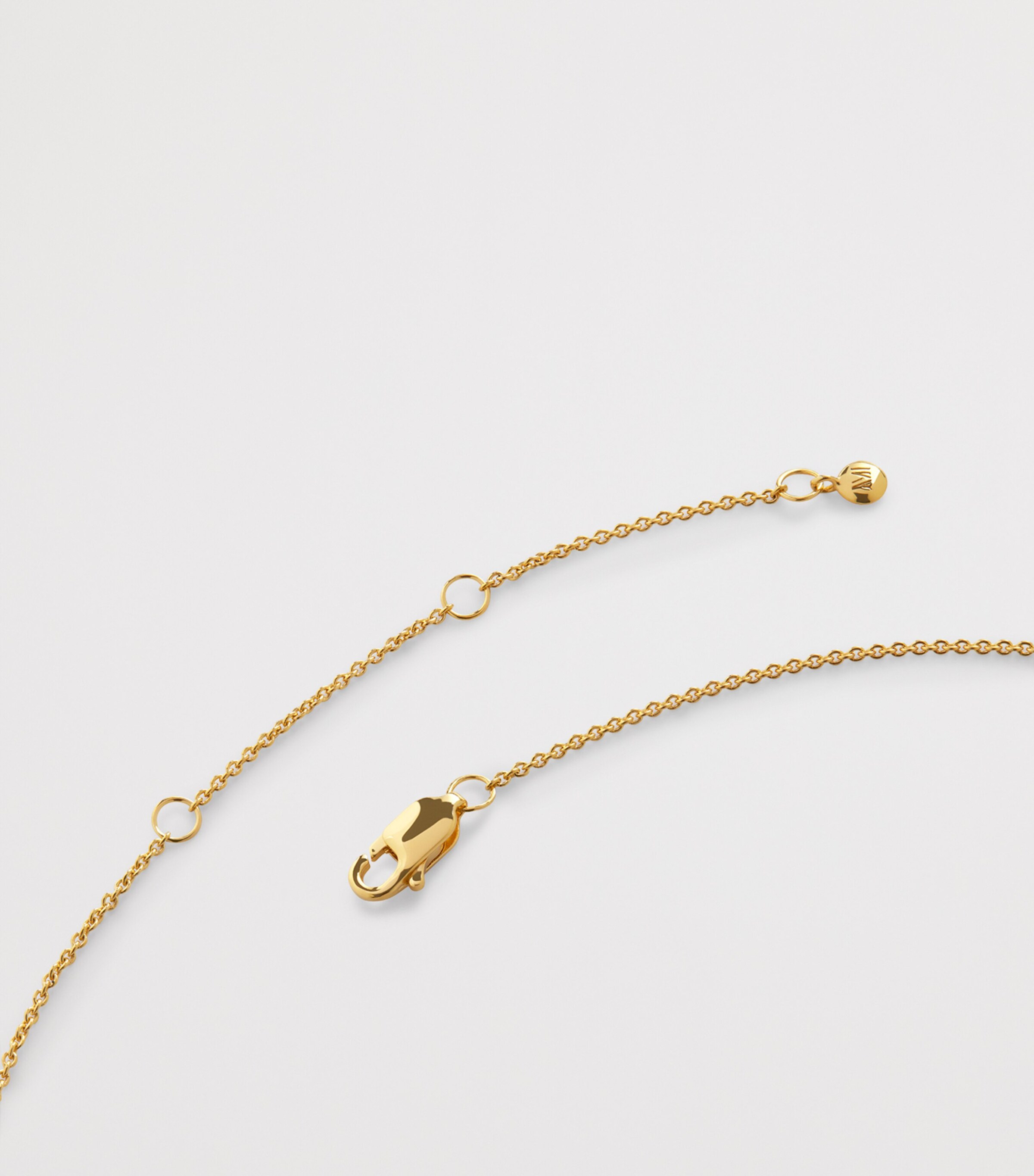 Monica Vinader Gold Vermeil and Pearl Capri Necklace Gold Vermeil Image 3