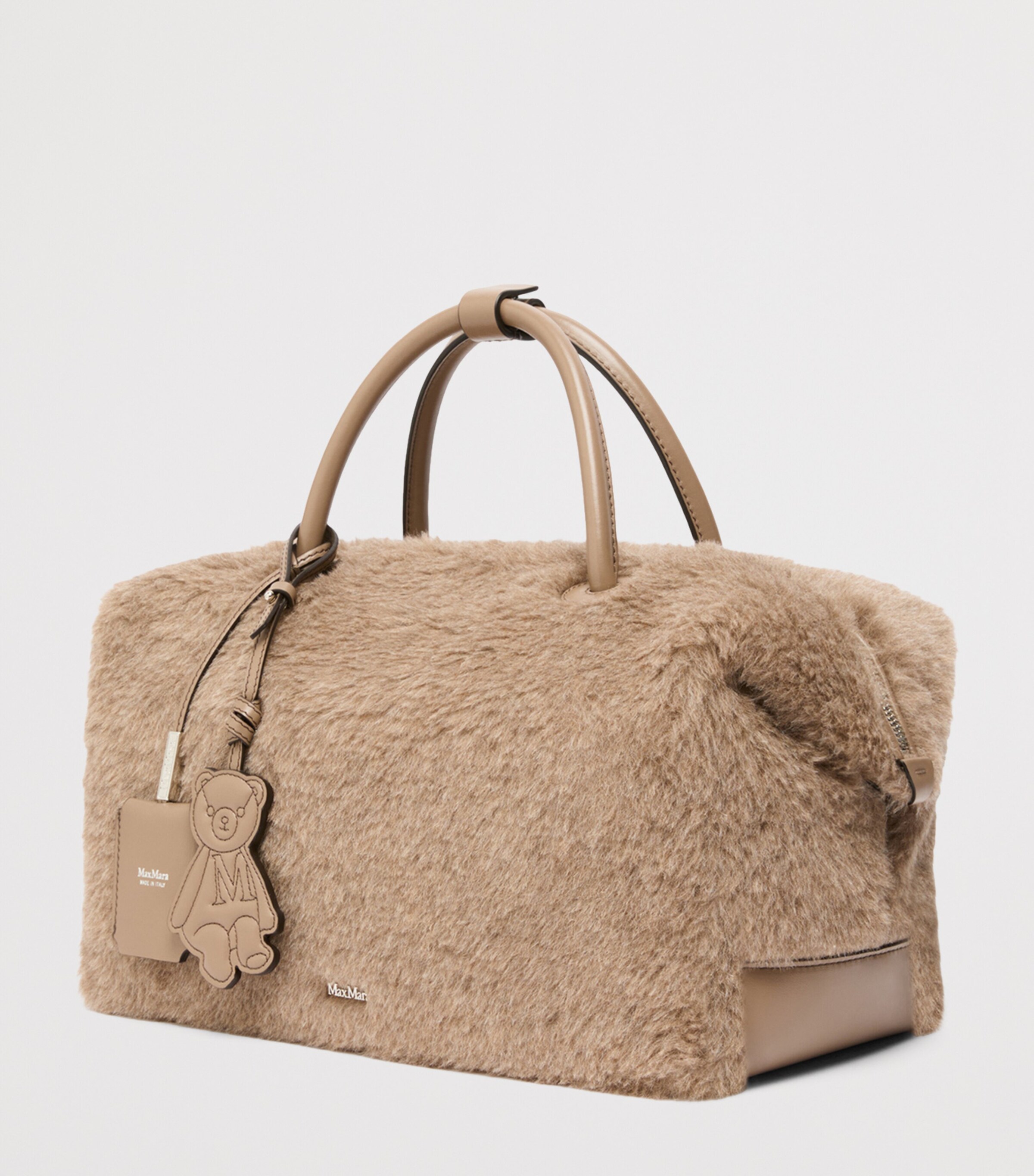 Max Mara Teddy Top-Handle Bag Beige Golden Image 2