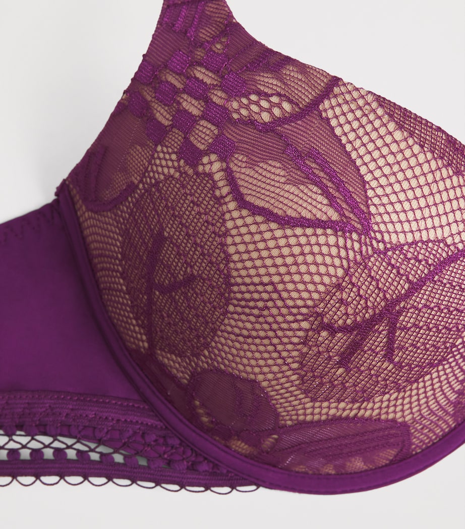 Maison Lejaby Womens Lace Songe Push-Up Bra Hansa Image 4