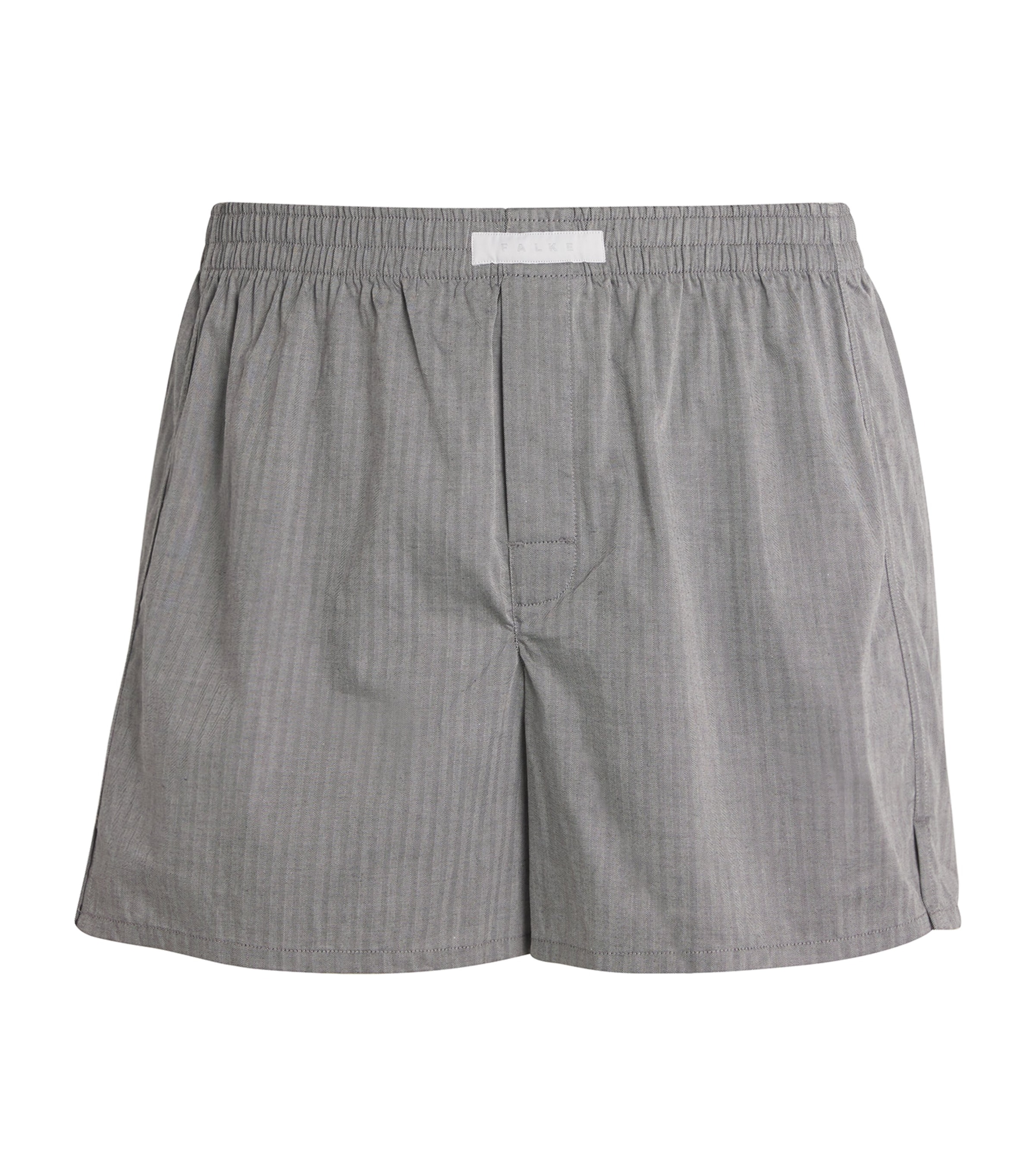 Falke Cotton Boxer Shorts In Gray