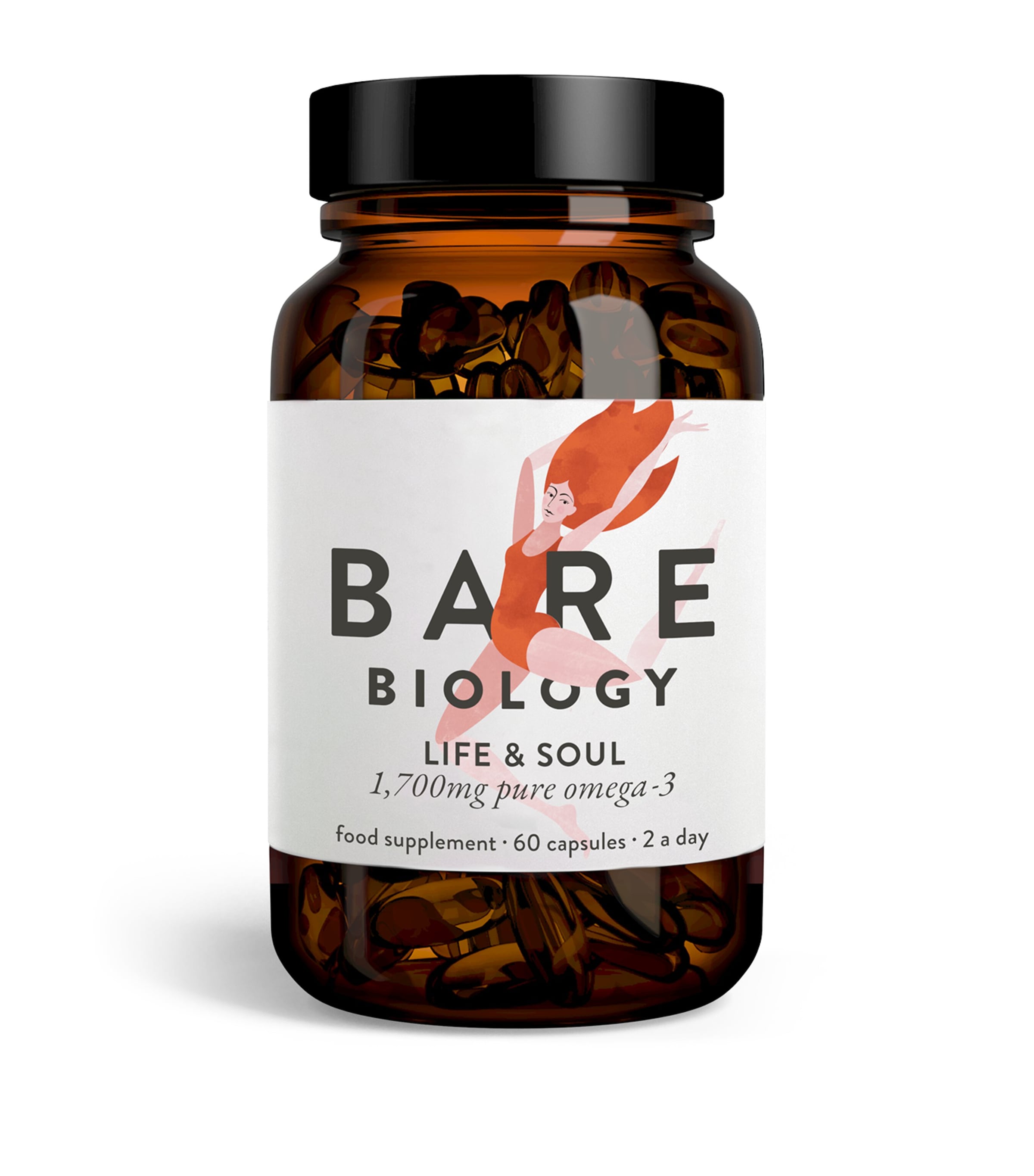 Bare Biology Life & Soul Omega-3 (60 Maxi Capsules) Image 1