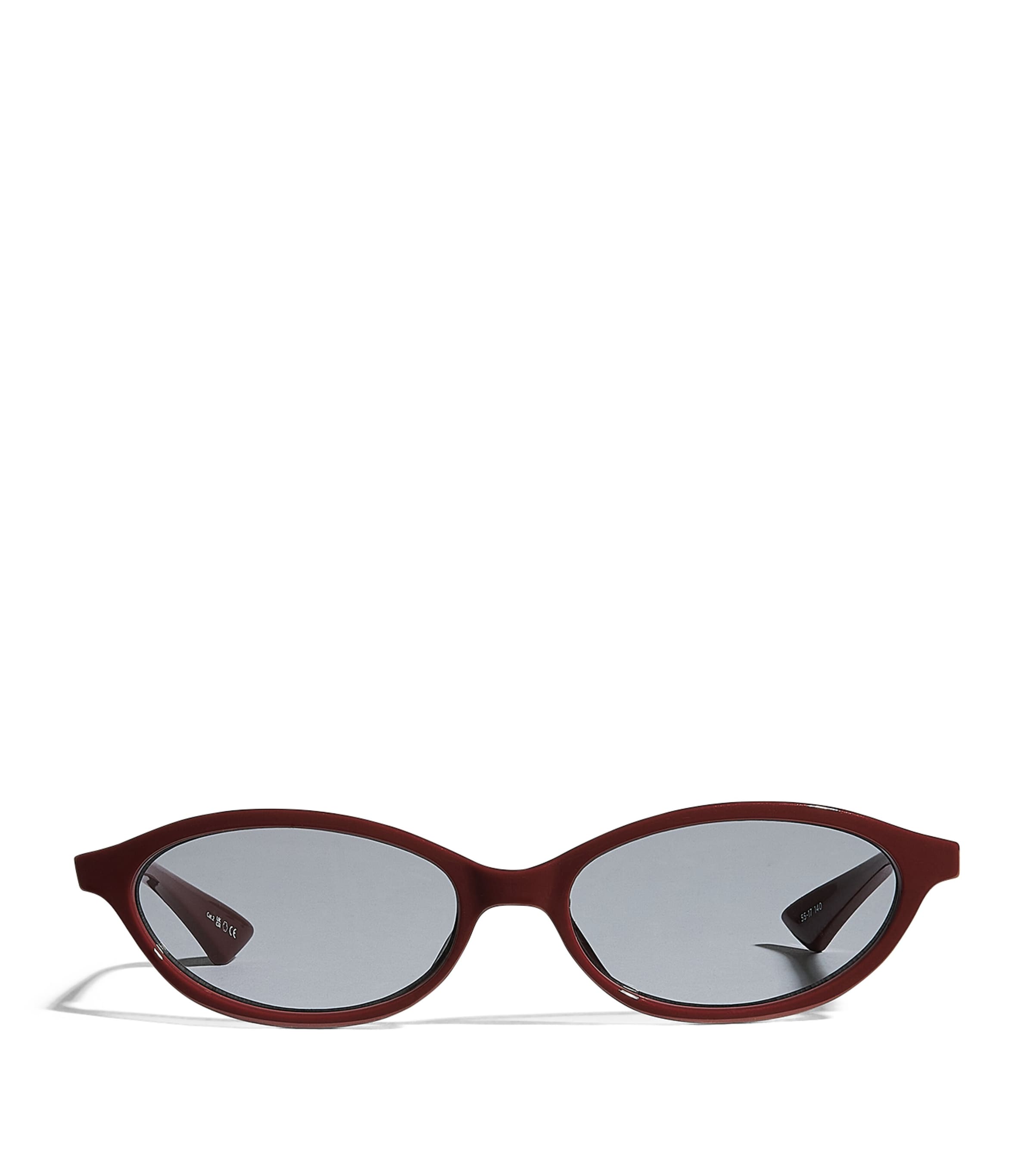 Le Specs Duskfall Cat Eye Sunglasses Red Image 1