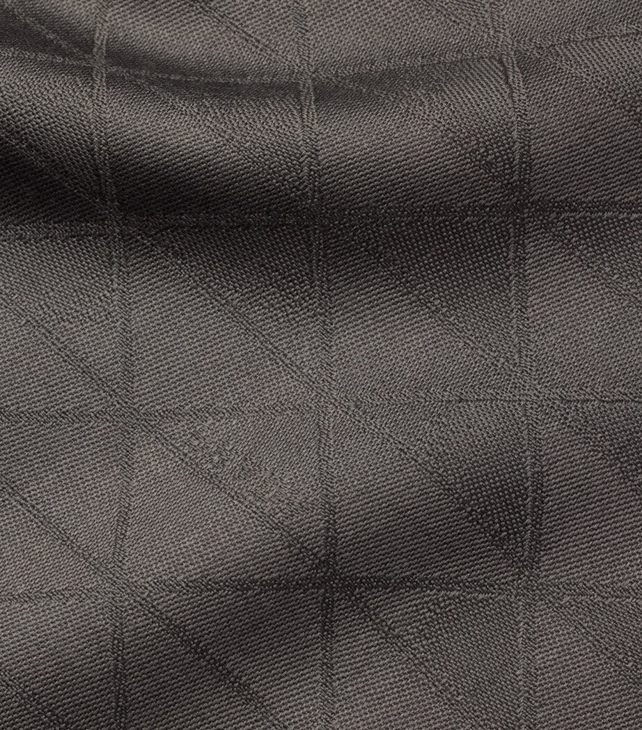 Silk-Wool Logo Scarf F0480 Image 2