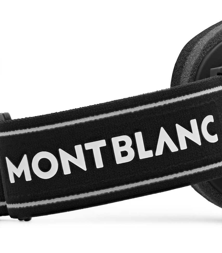 Montblanc Injected Rectangular Ski Goggles Black Image 3