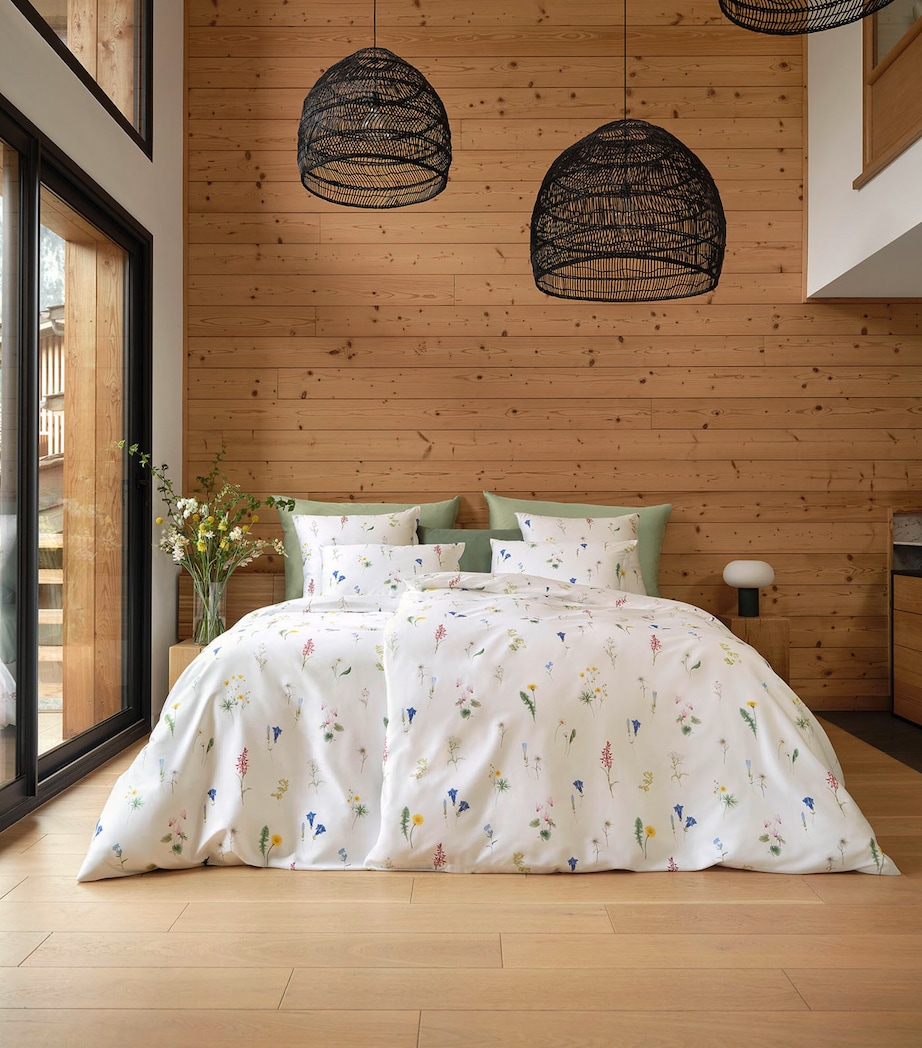 Flurina Oxford Pillowcase (50cm x 75cm) BLANC Image 2