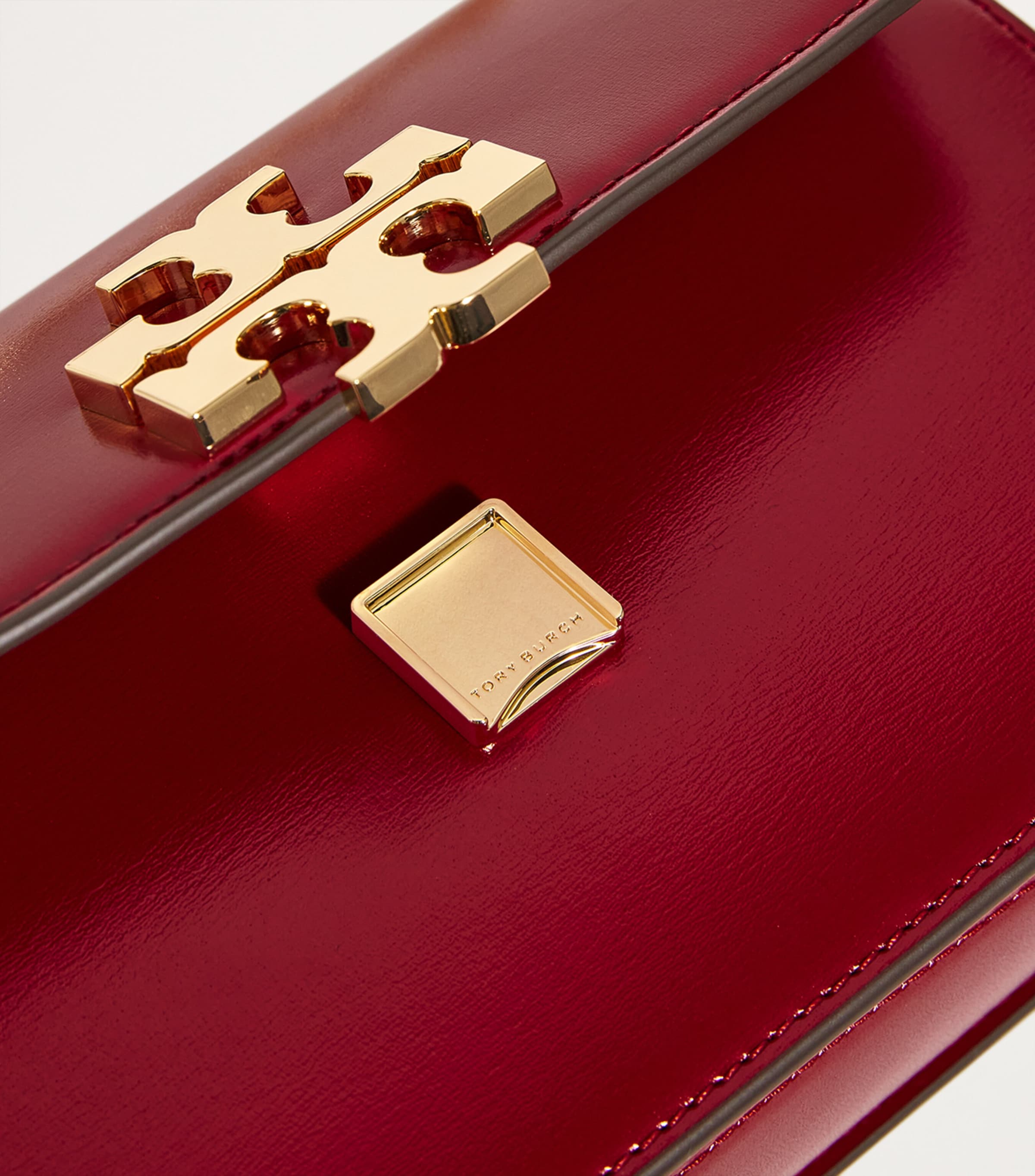 Small Leather Eleanor Shoulder Bag 600 RUBY Image 4