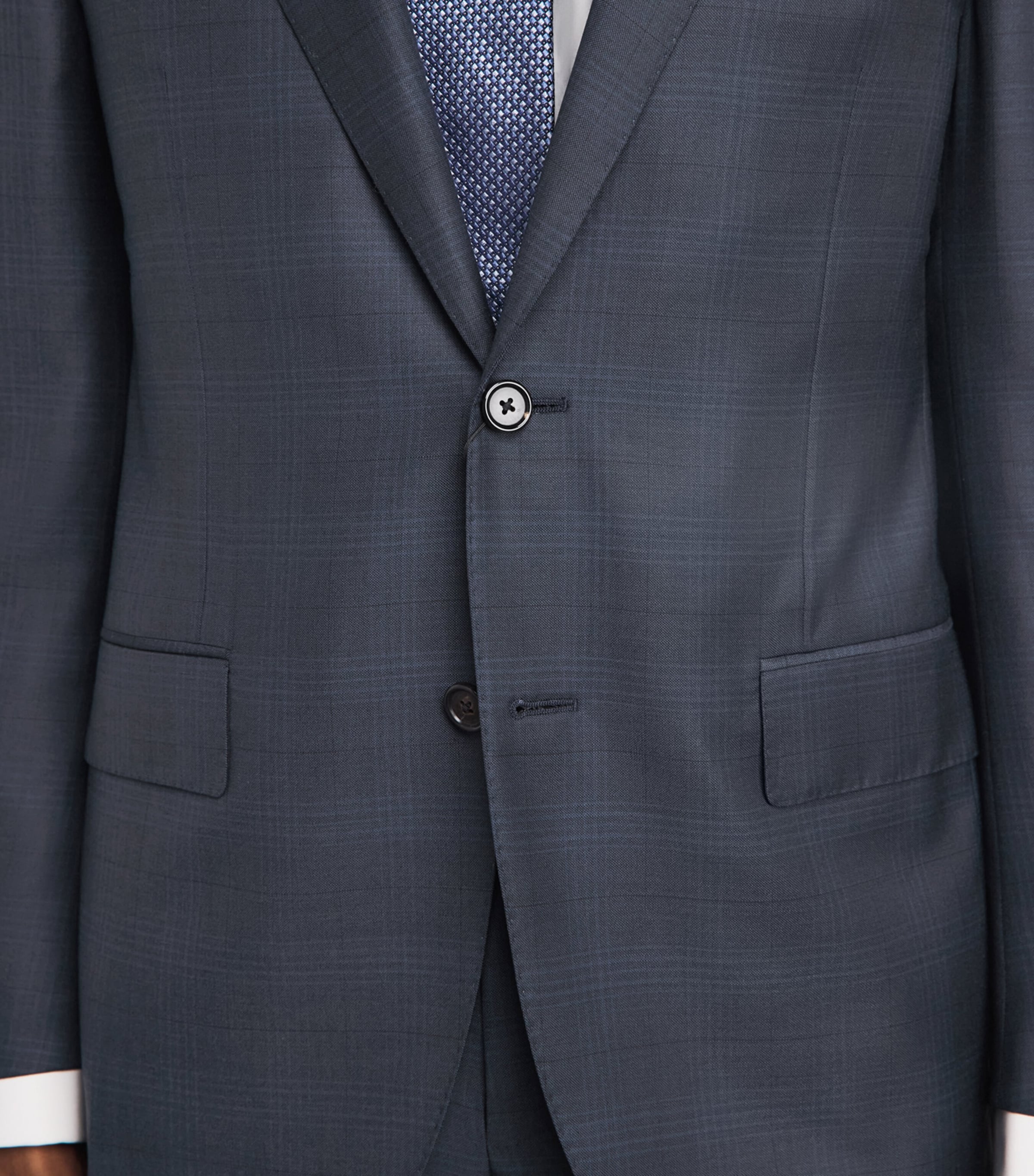 Corneliani Mens Virgin Wool 2-Piece Suit Blue Image 5