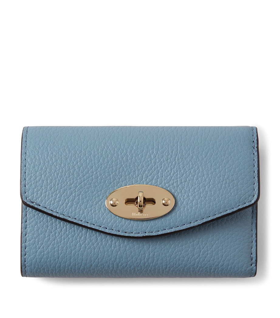 Leather Folded Darley Wallet BRIGHTON BLUE Image 1