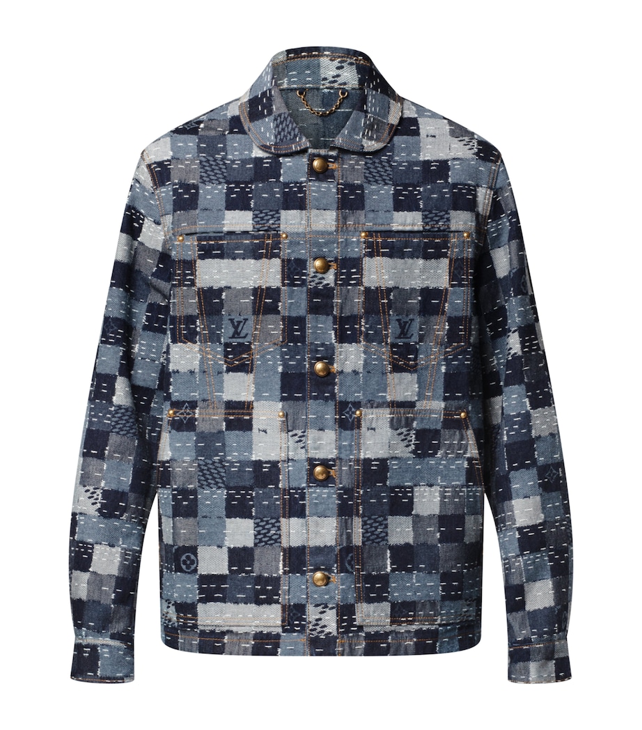 Damier Workwear Denim Jacket INDIGO BLUE Image 1
