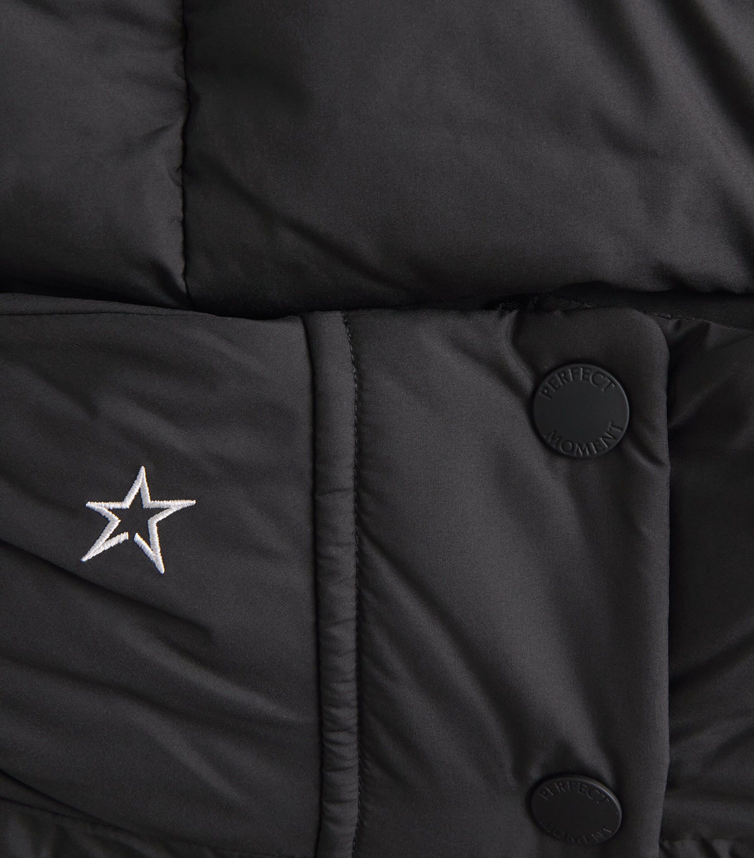 Perfect Moment Womens Down Cropped Puffer Jacket Black Image 5