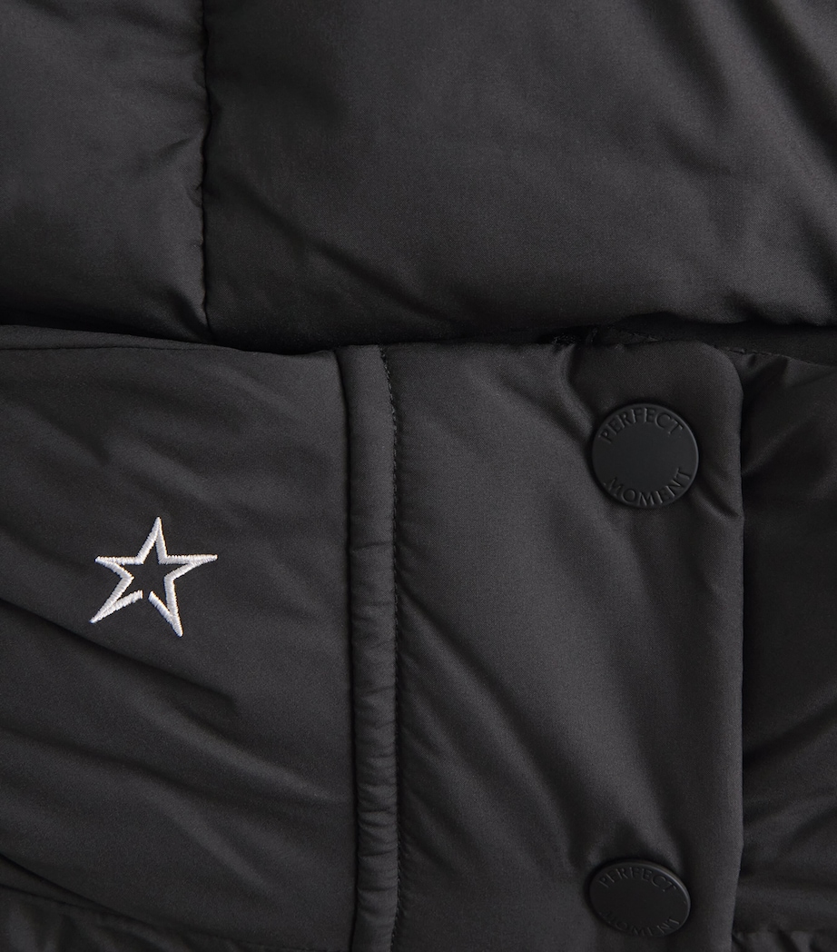 Perfect Moment Womens Down Cropped Puffer Jacket Black Image 5