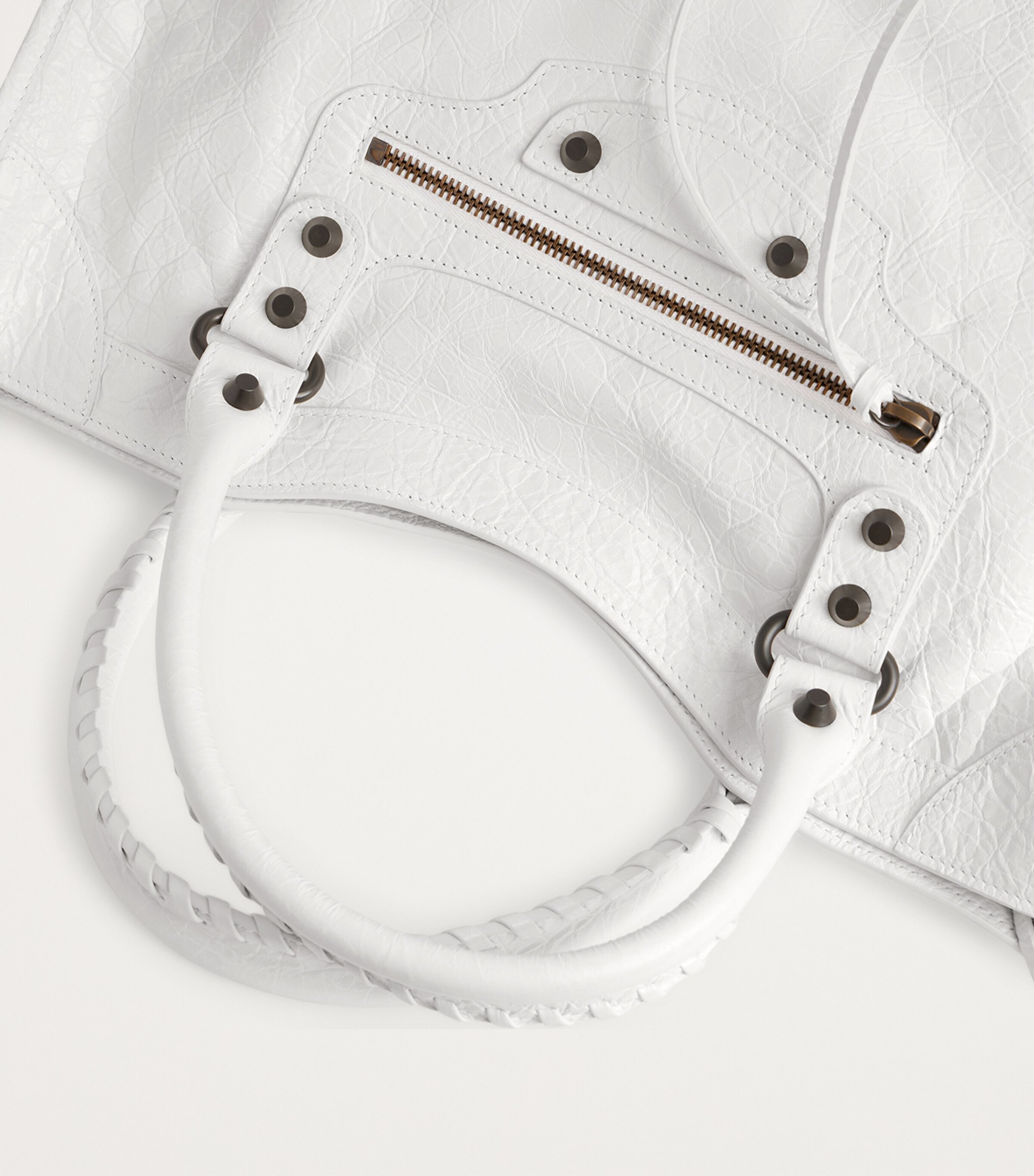 Medium Lambskin Le City Top-Handle Bag 9104 Image 7