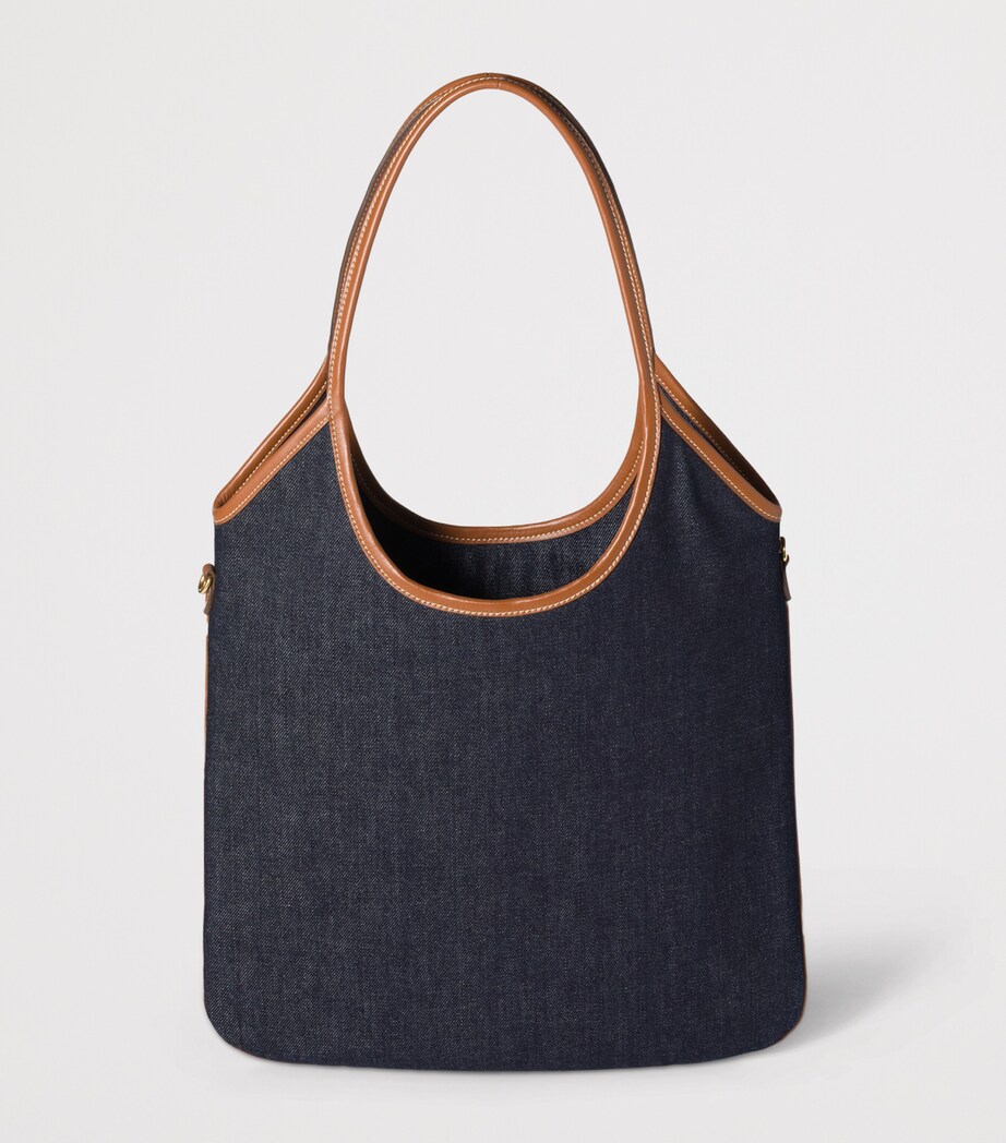 Miu Miu Denim Ivy Tote Bag Image 4