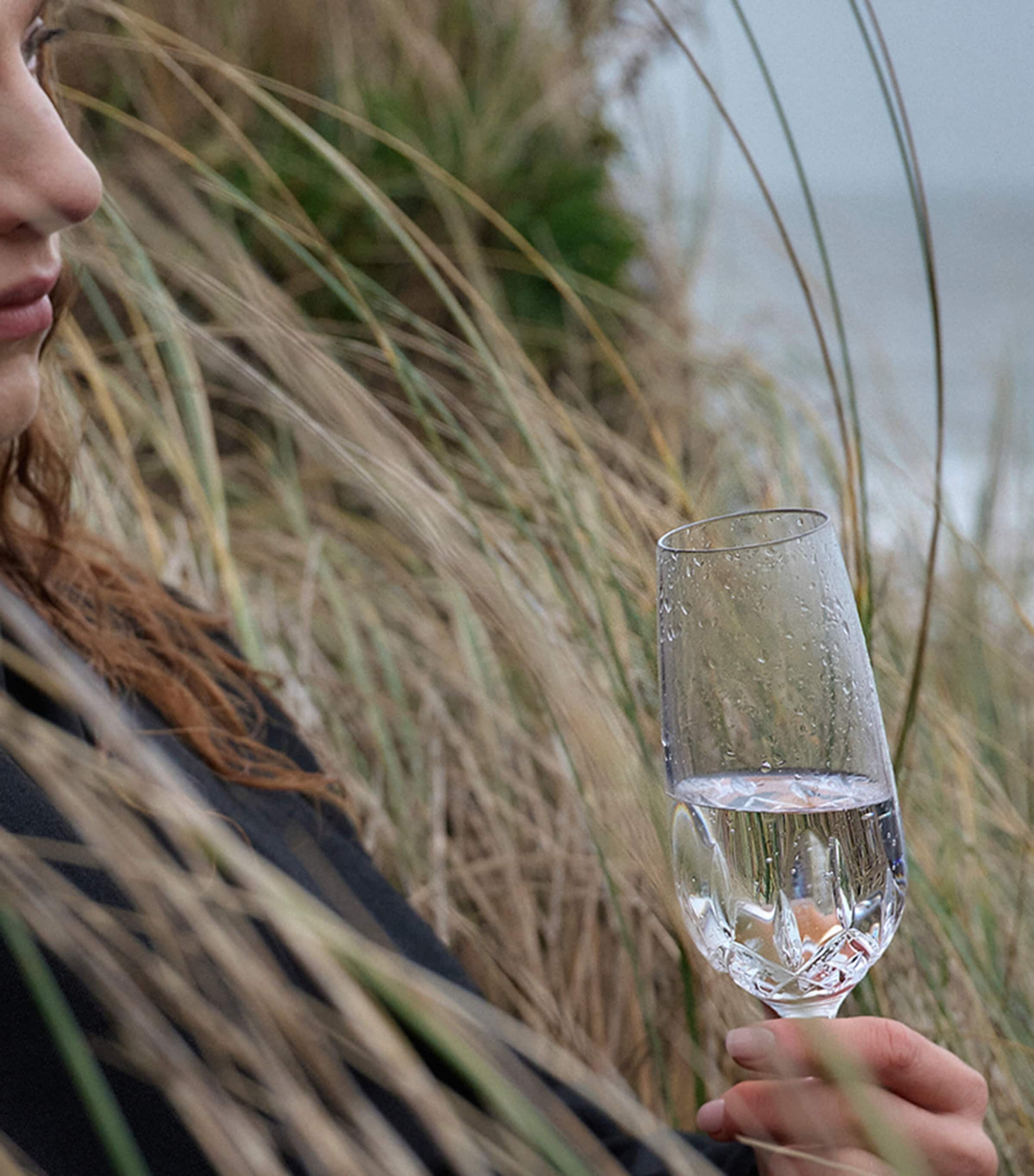 Set of 2 Lismore Essence Champagne Flutes (336ml) CLEAR Image 2