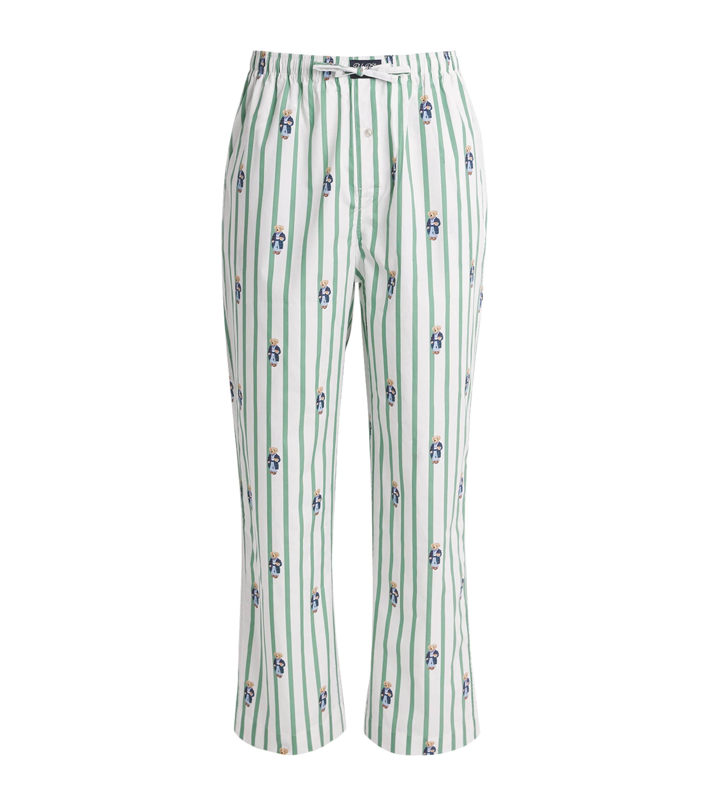 Cotton Polo Bear Pyjama Trousers FAIRWAY GLEN NVY Image 5
