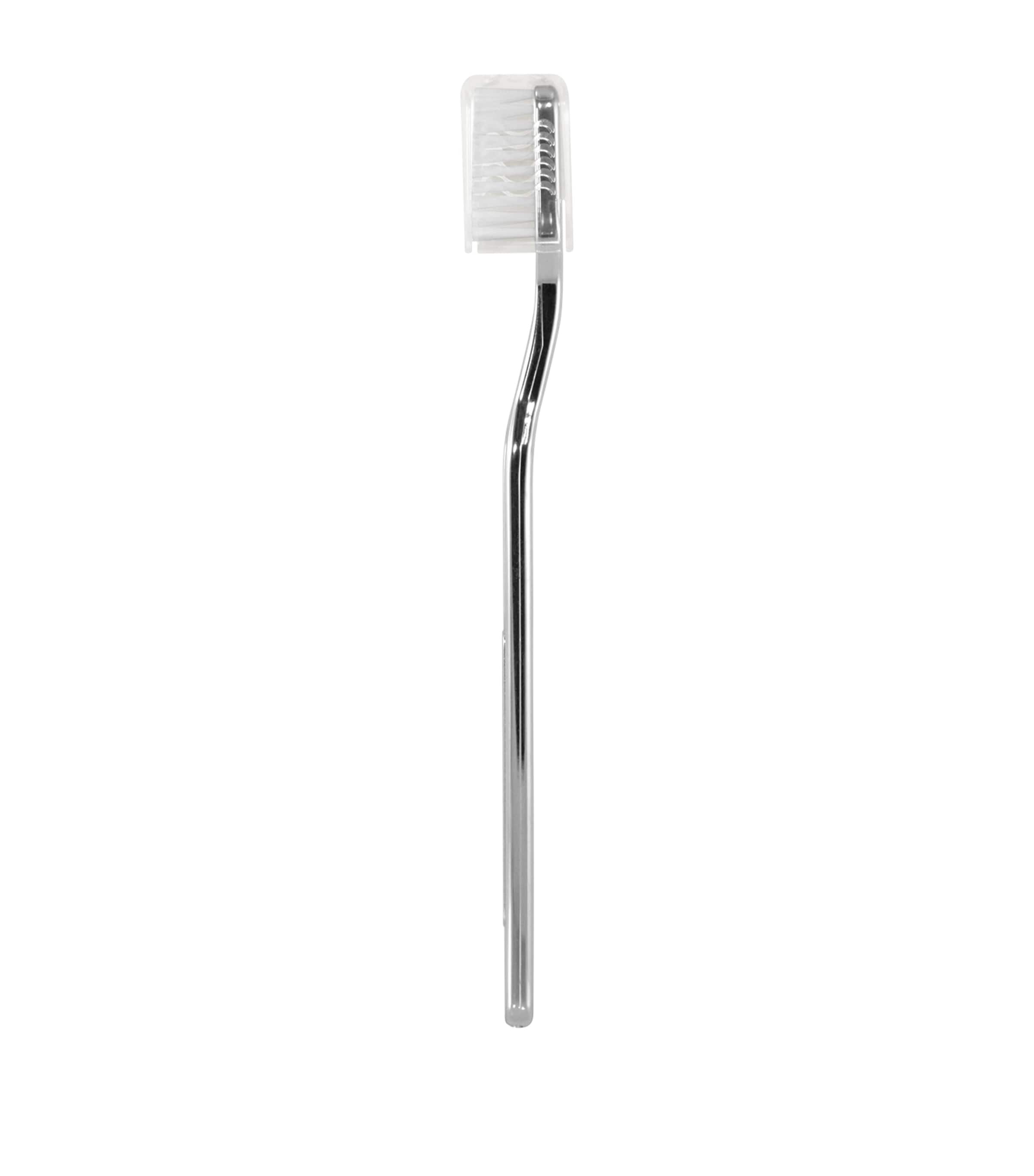 Piave Cosmetics Medium Chrome-Plated Toothbrush Image 2