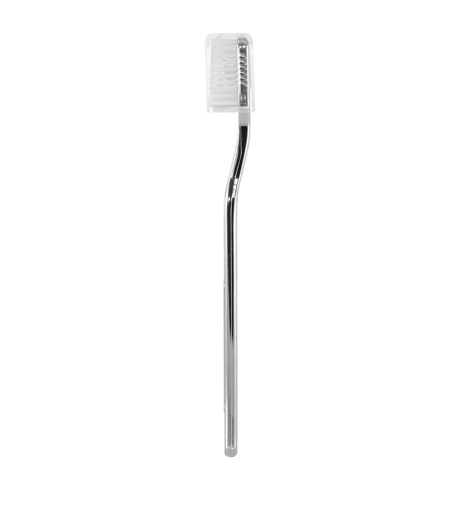 Piave Cosmetics Medium Chrome-Plated Toothbrush Image 2