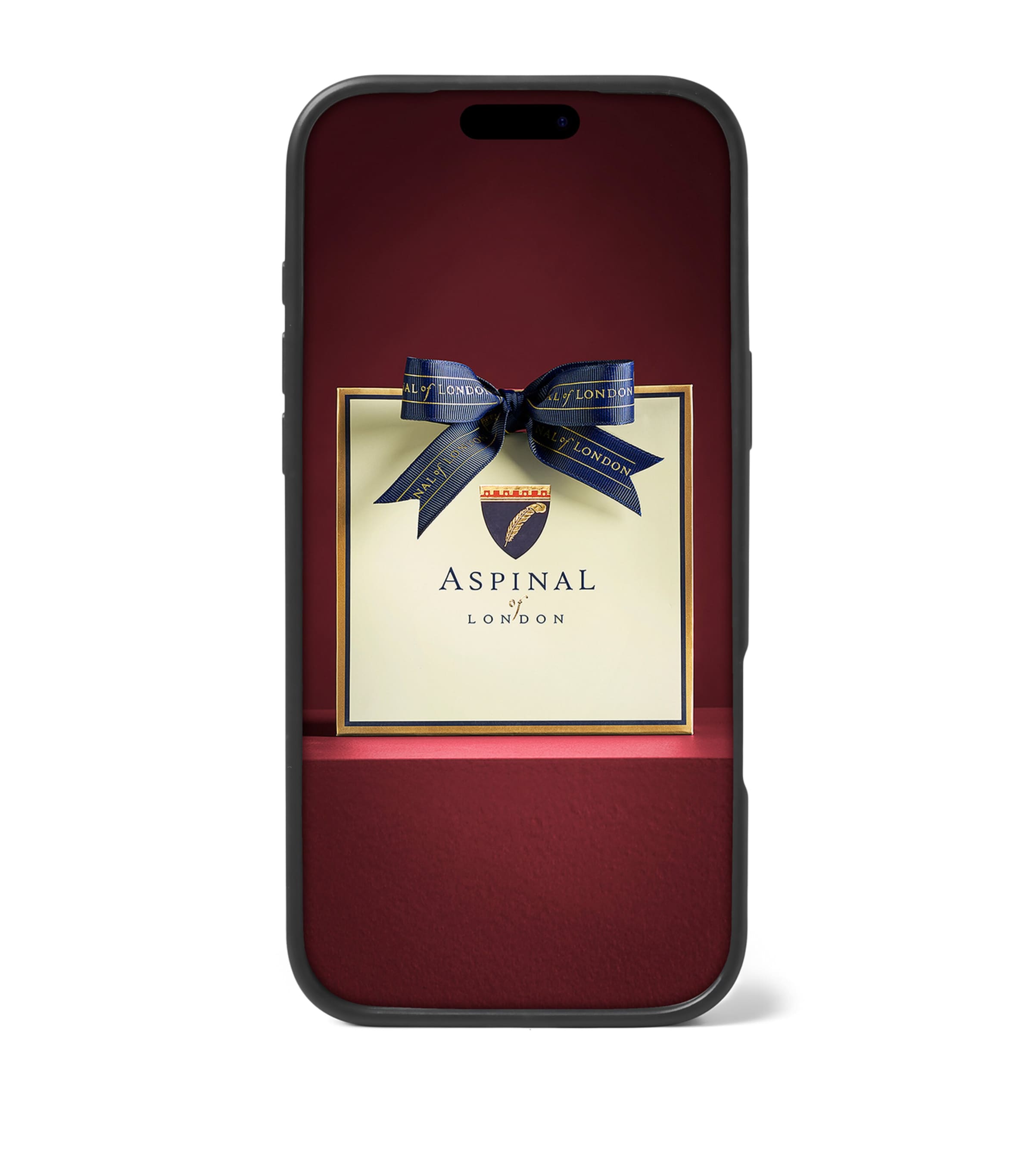 Grained Leather iPhone 17 Pro Case NAVY Image 2