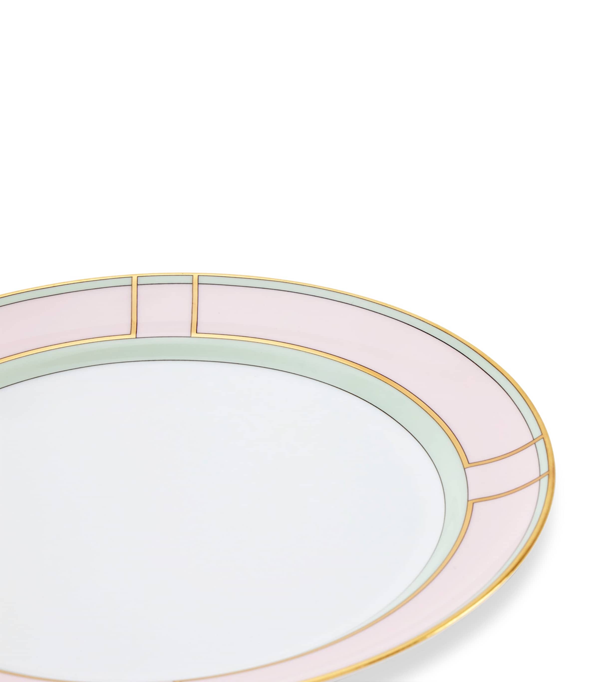GINORI 1735 Porcelain Colonna Diva Rosa Side Plate (24cm) Image 5