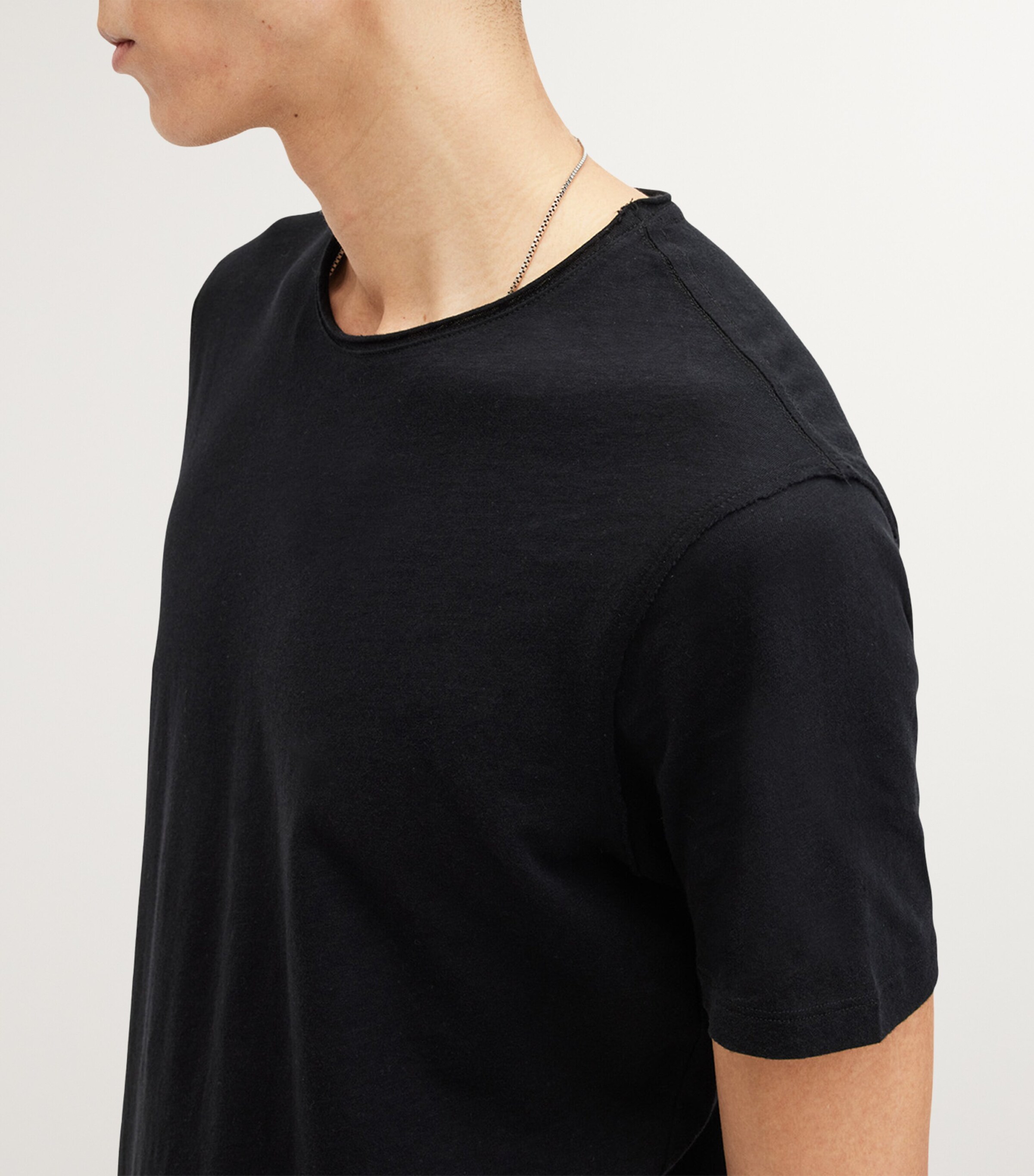 Organic Cotton Figure T-Shirt JET BLACK Image 6