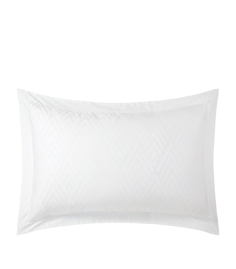 Penthouse Oxford Sham Pillowcase (50cm x 75cm) WHITE Image 5